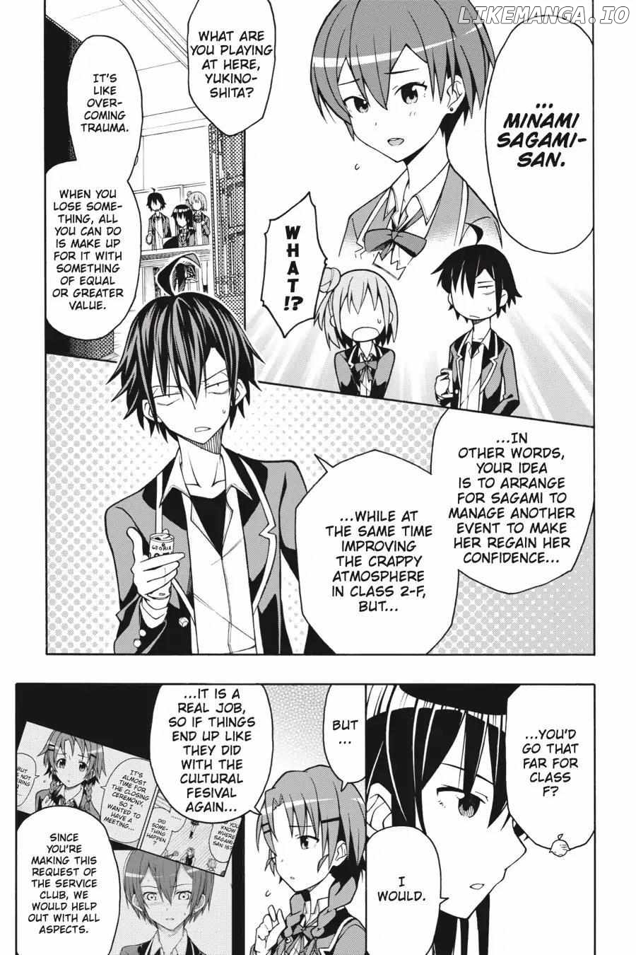 Yahari Ore no Seishun Love Come wa Machigatteiru @comic Chapter 44 - page 11