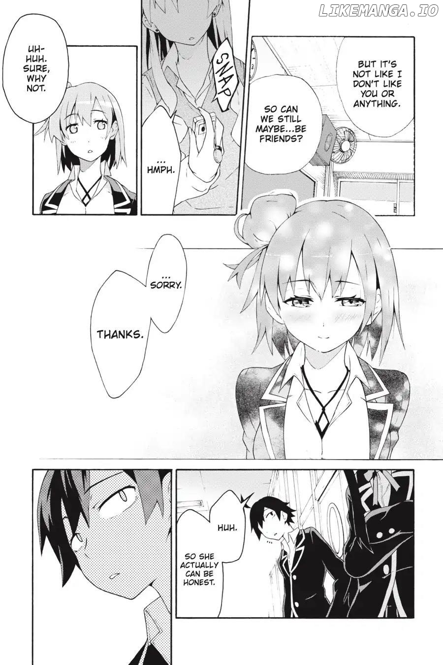 Yahari Ore no Seishun Love Come wa Machigatteiru @comic Chapter 4 - page 23