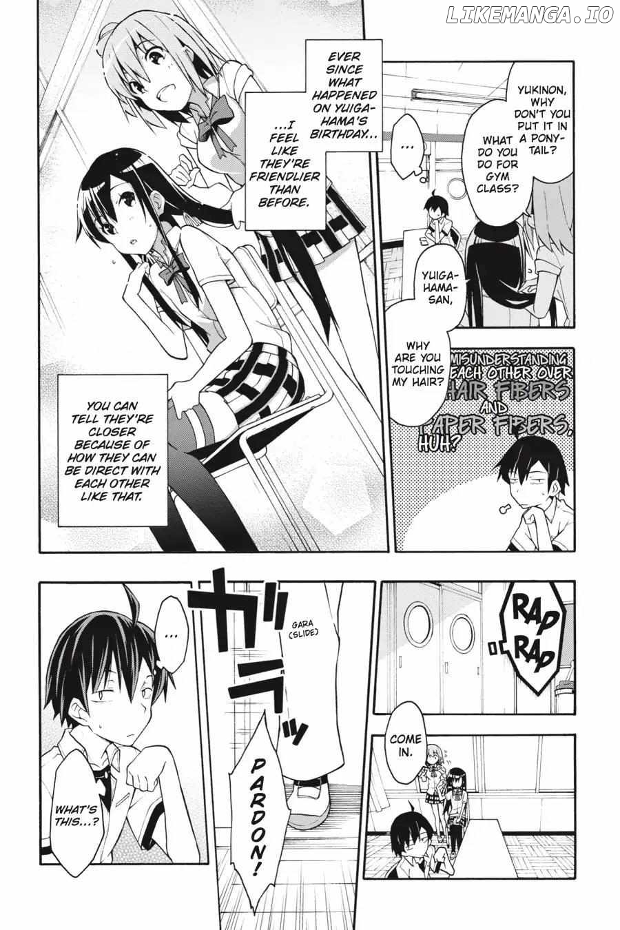 Yahari Ore no Seishun Love Come wa Machigatteiru @comic Chapter 21 - page 8