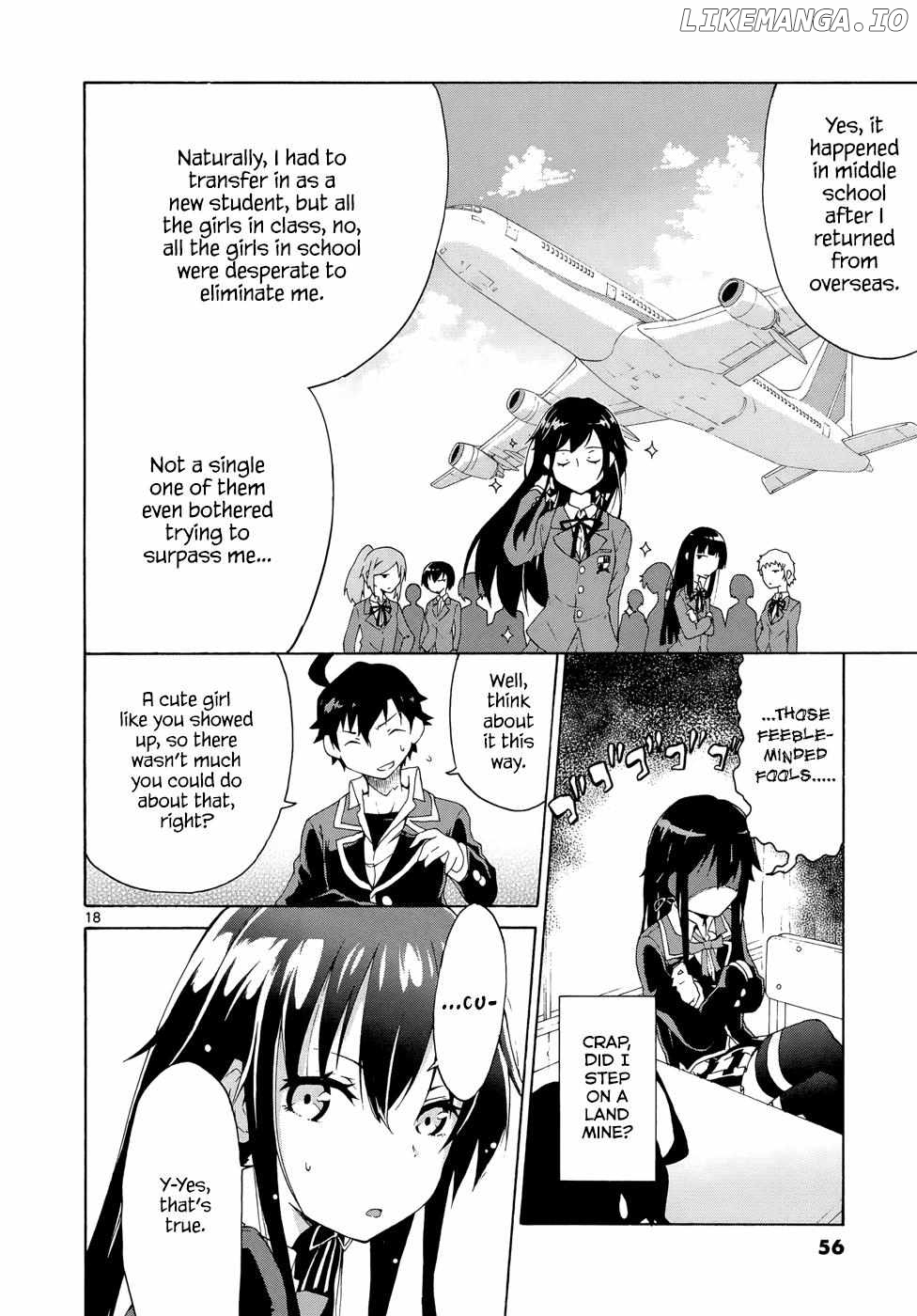 Yahari Ore no Seishun Love Come wa Machigatteiru @comic Chapter 2 - page 18