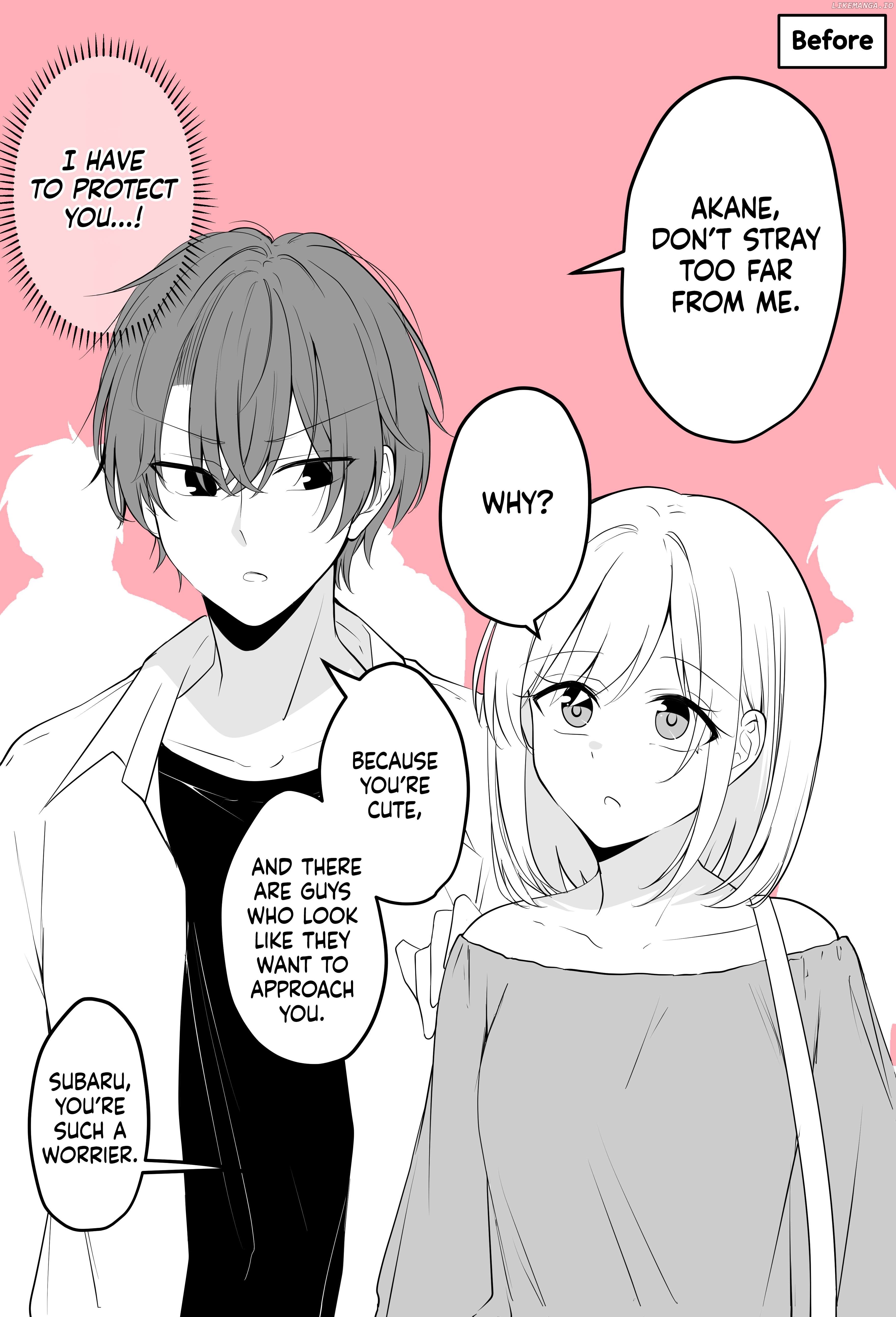 Daily Life Of A Couple In Which The Boyfriend Became A Girl One Day Chapter 55 - page 1