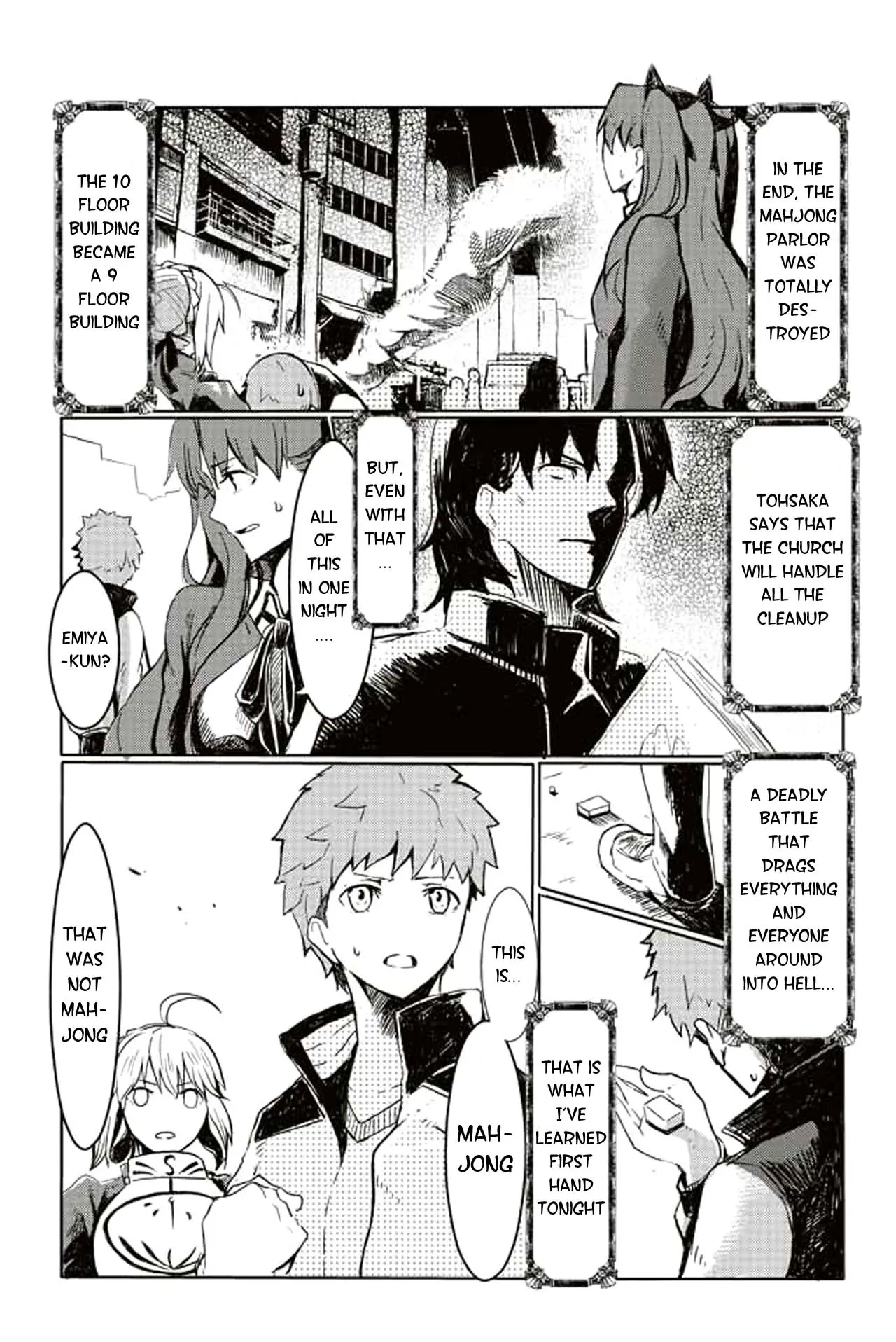 Fate/Mahjong Night - Seihai Sensou chapter 46 - page 1