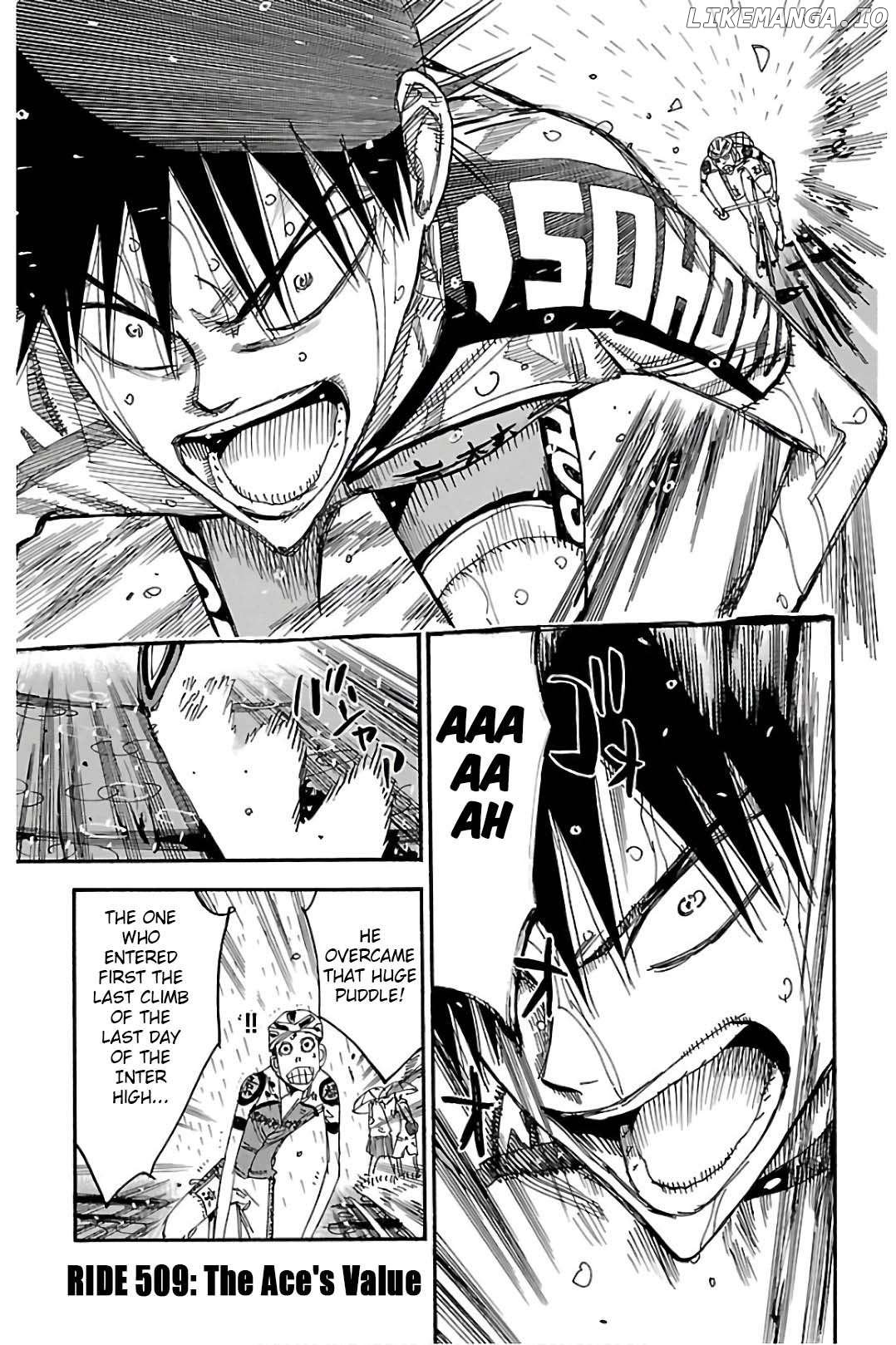 Yowamushi Pedal Chapter 509 - page 1