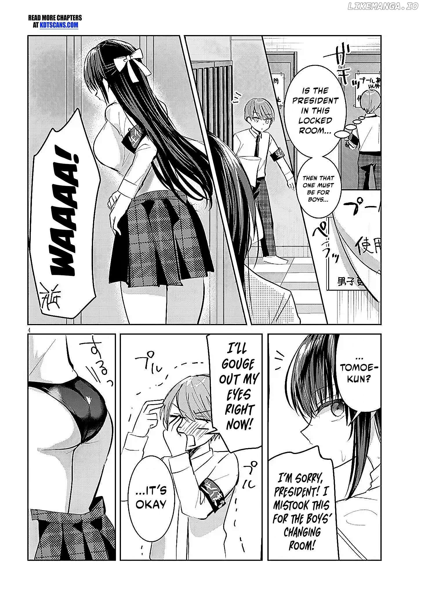 Kotowarenai Kaichou wa Tomoe-kun ni Dake shite Agetai Chapter 6 - page 5