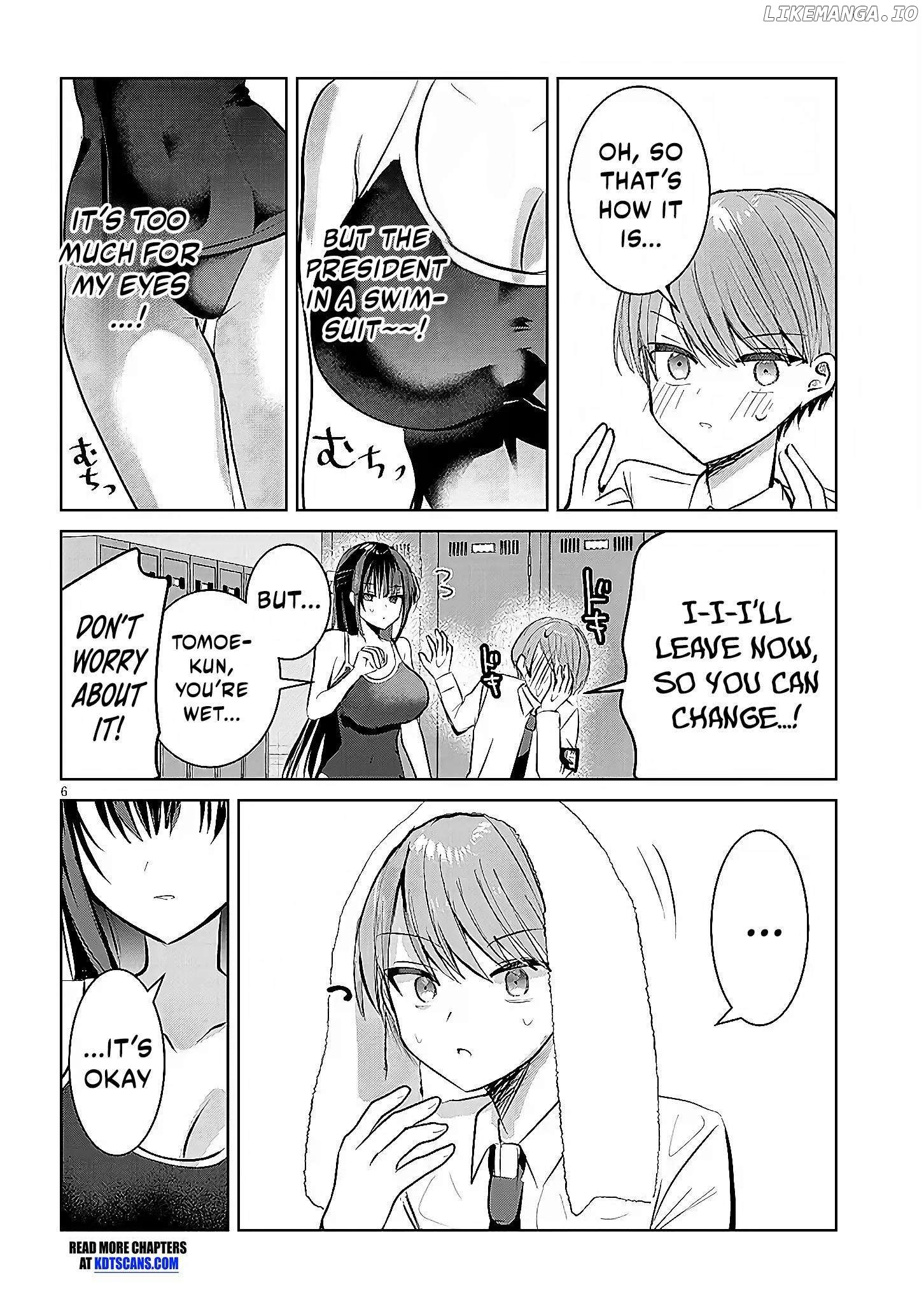 Kotowarenai Kaichou wa Tomoe-kun ni Dake shite Agetai Chapter 6 - page 7