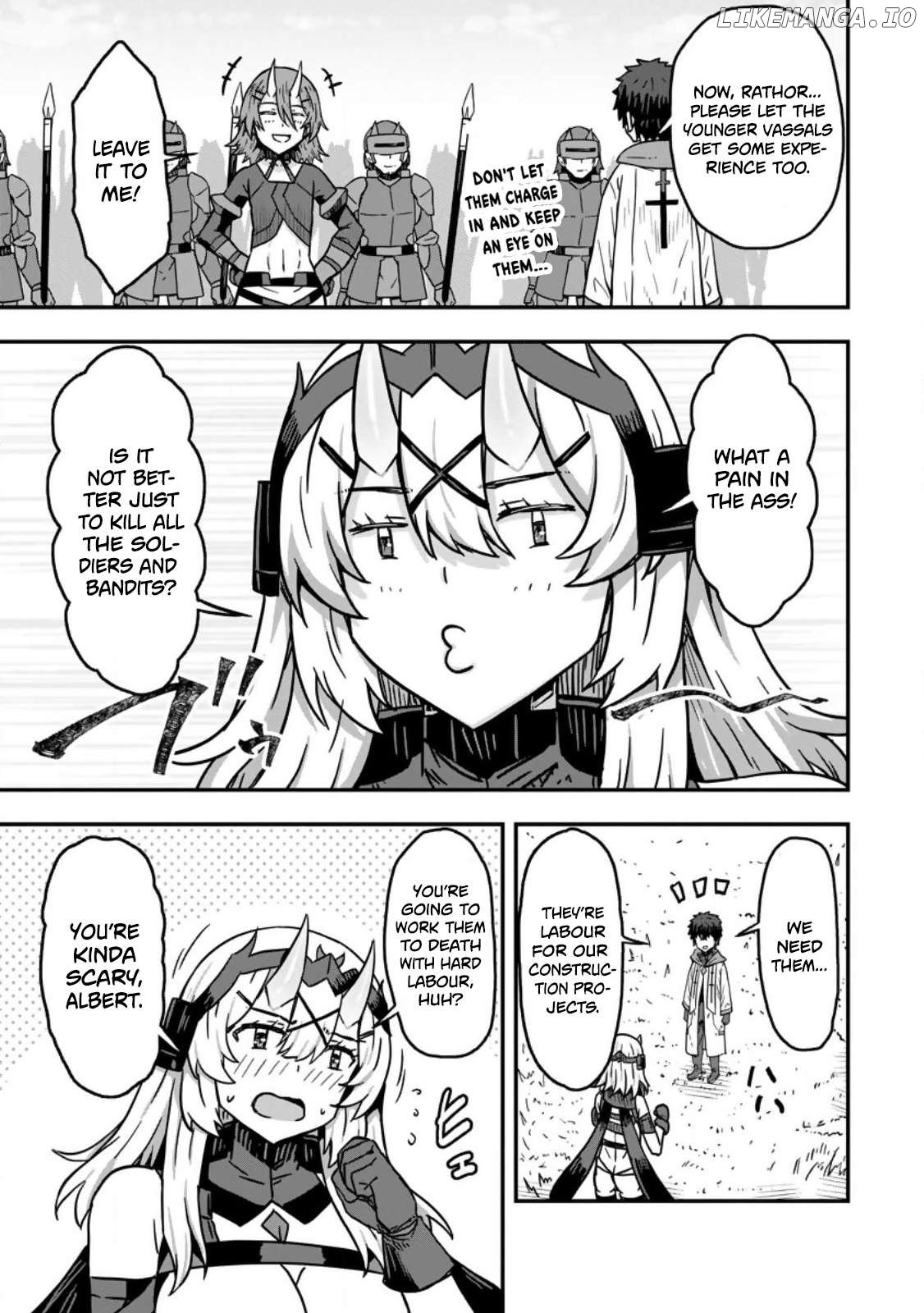 Isekai Saikyou no Yome desu ga, Yoru no Tatakai wa Ore no Hou ga Tsuyoi You desu ~Chiryaku o Ikashite Nariagaru Harem Senki~ Chapter 8 - page 27