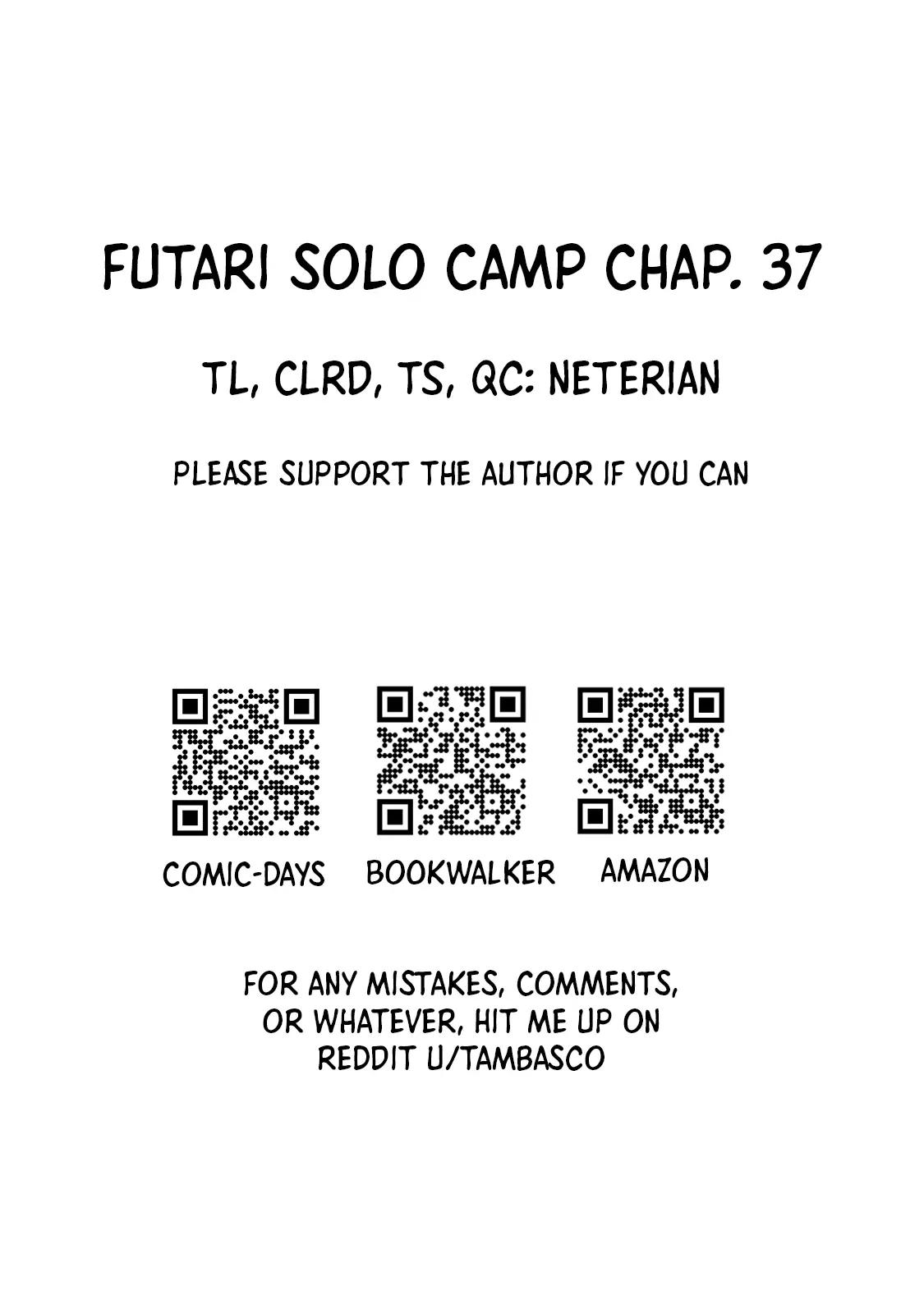 Futari Solo Camp Chapter 37 - page 26