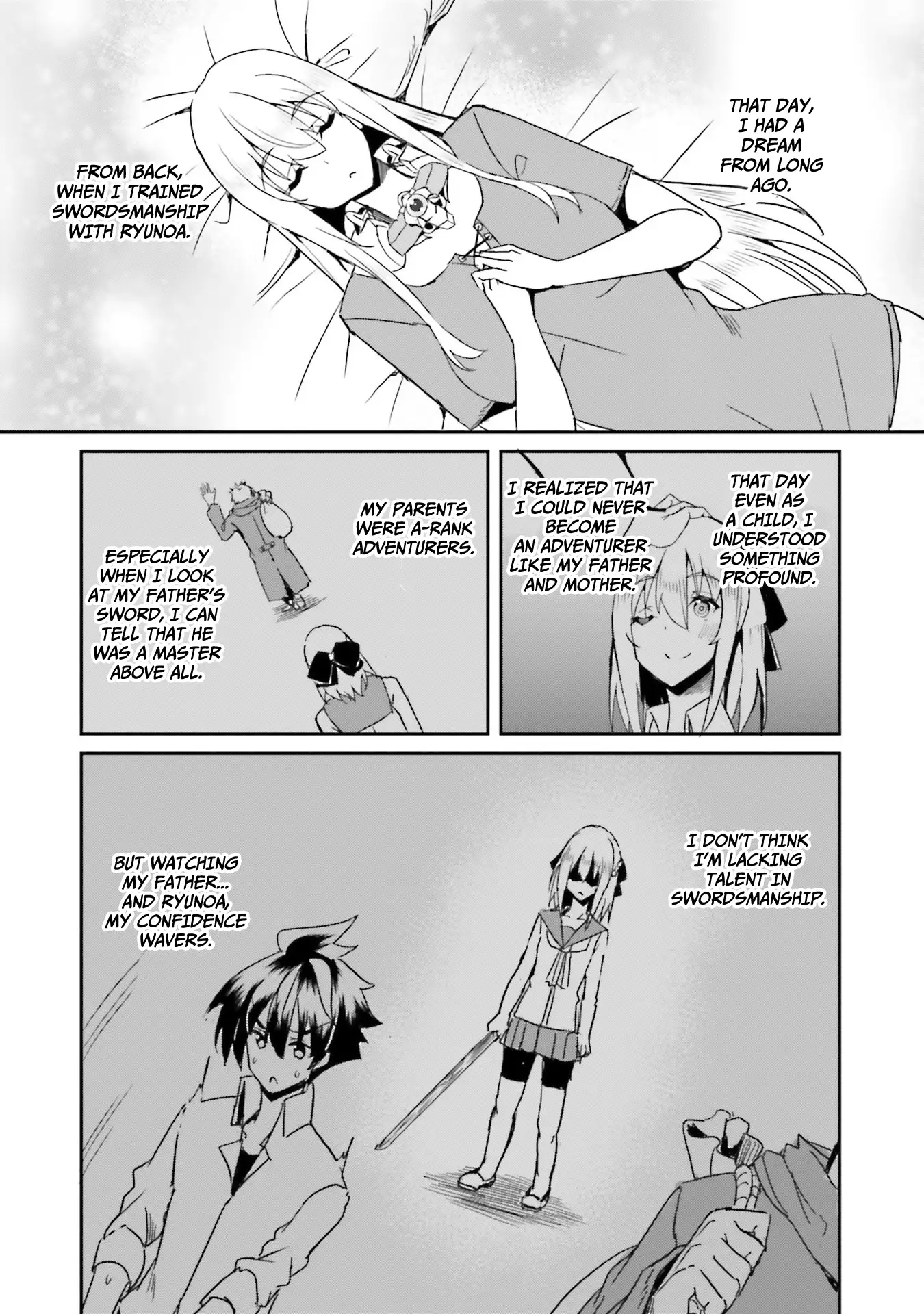 My childhood friend who I used to train swordsmanship with became a slave, so I, as an S-Rank adventurer decided to buy her and protect her. Chapter 6 - page 14