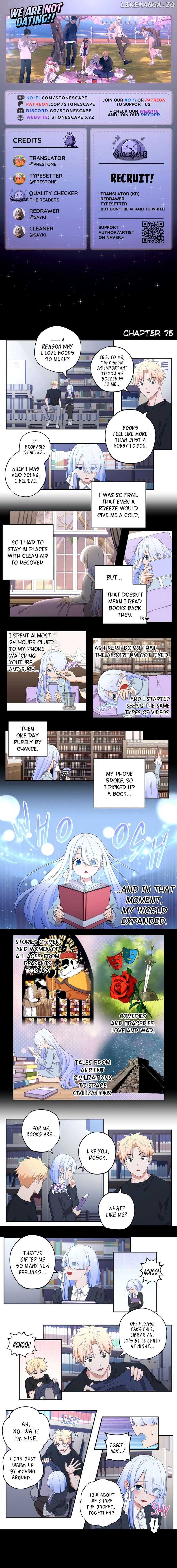 We Are Not Dating!! Chapter 75 - page 1