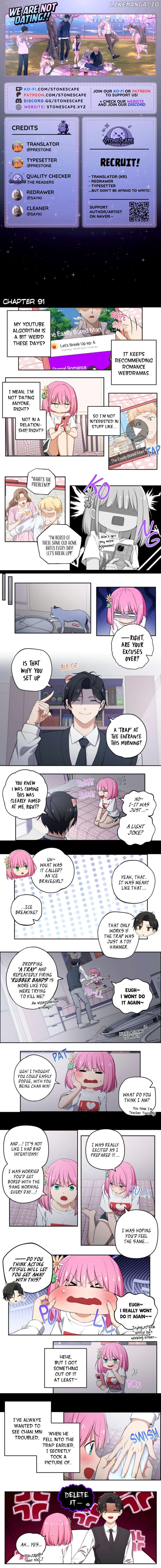 We Are Not Dating!! Chapter 91 - page 1