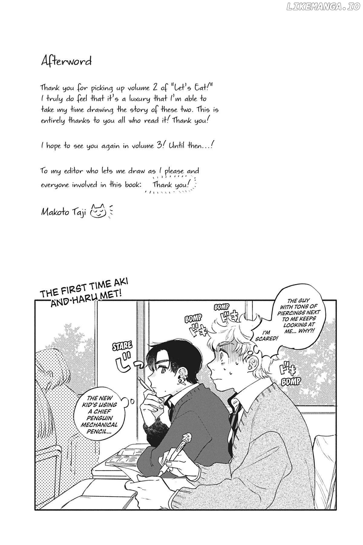 Let's Eat Together, Aki & Haru Chapter 19.5 - page 14