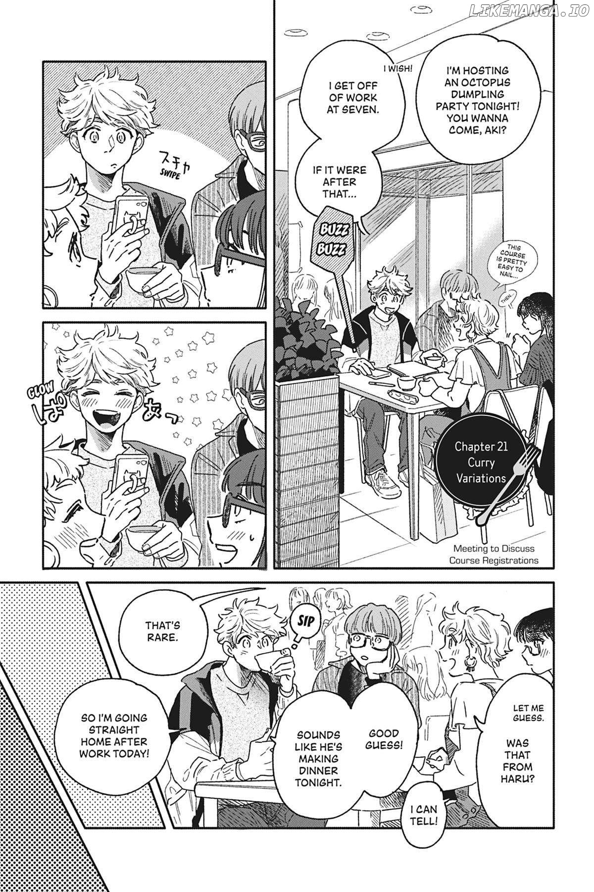 Let's Eat Together, Aki & Haru Chapter 21 - page 1