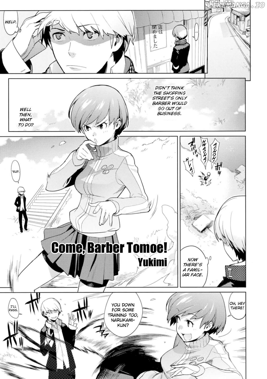 Persona 4 Dengeki Comic Anthology Chapter 2 - page 1