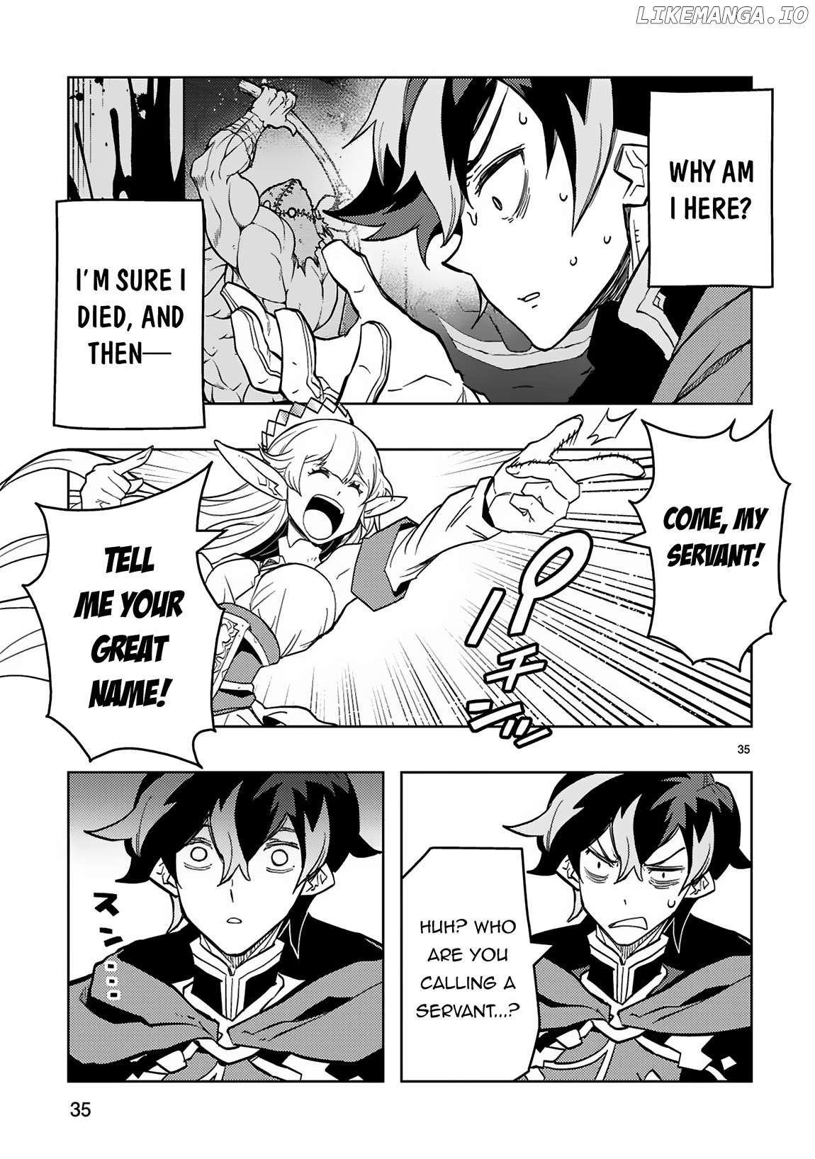 Shokei Sareta Saikyou no Gunnyou Majutsushi, Haisenkoku no Elf Hime to Kokka Saikensu ~ Sokoku yo Jama Suru no wa Kattedaga, Sono Majutsu Tsukutta no Ore na Node Kikanai ga? ~ Chapter 1 - page 37