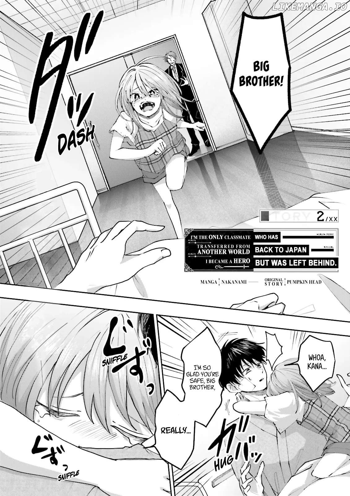 Classmate wa Isekai de Yuusha ni Natta kedo, Ore dake Gendai Nihon ni Okizari ni Narimashita Chapter 2.1 - page 2