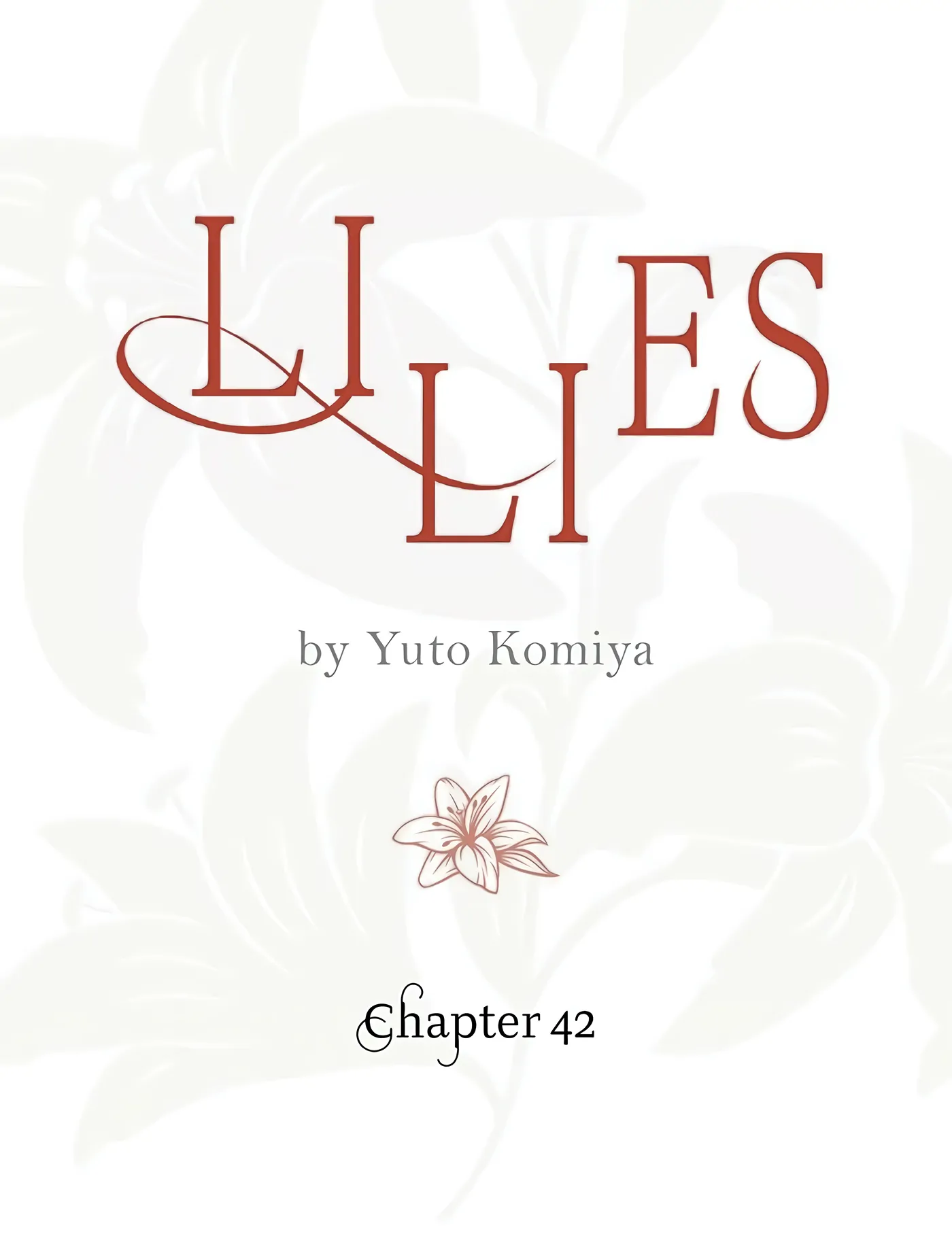 LILIES - Manga Chapter 42 - page 1