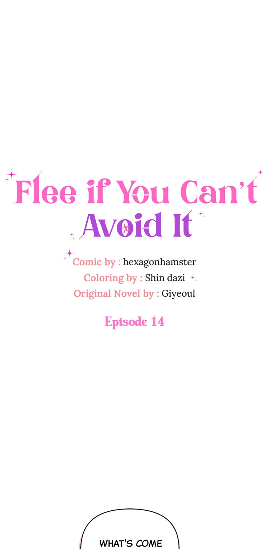 Flee if You Can't Avoid It Chapter 14 - page 1