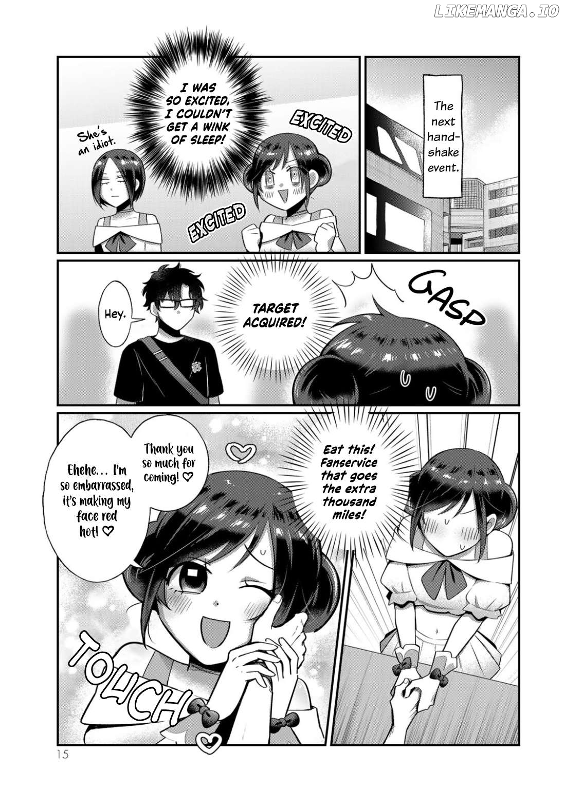 Fan ni Gachikoi Suru Idol to, Idol ni Shiotaiou na Fan. Chapter 1 - page 13