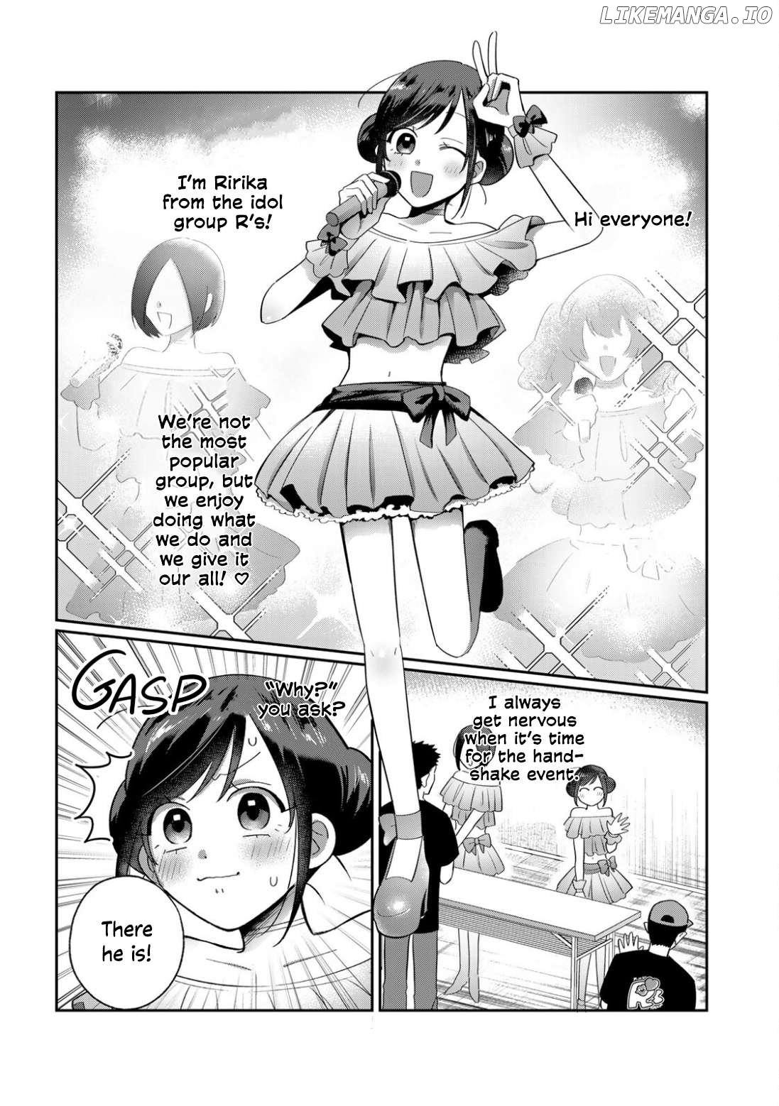 Fan ni Gachikoi Suru Idol to, Idol ni Shiotaiou na Fan. Chapter 1 - page 2