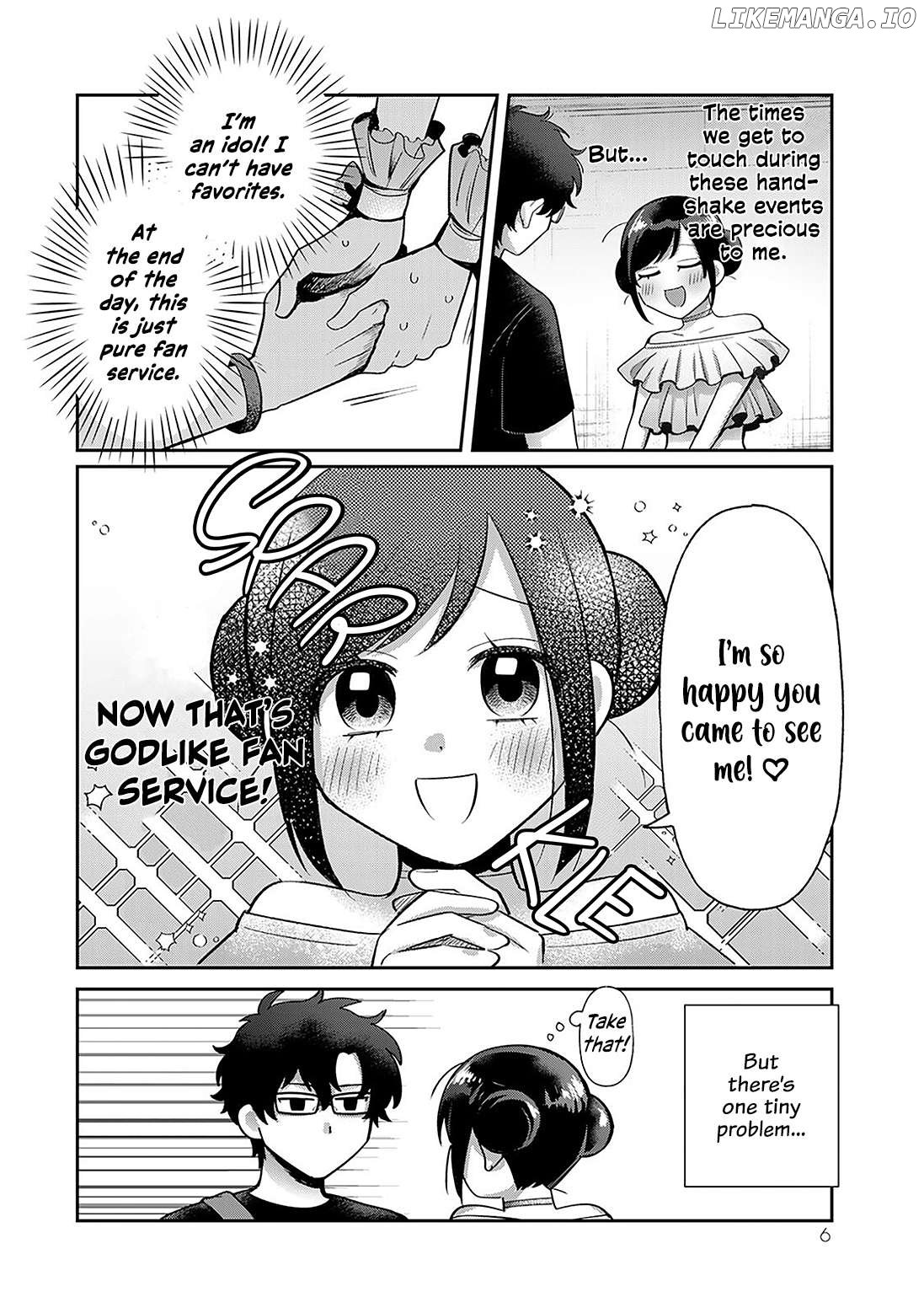 Fan ni Gachikoi Suru Idol to, Idol ni Shiotaiou na Fan. Chapter 1 - page 4