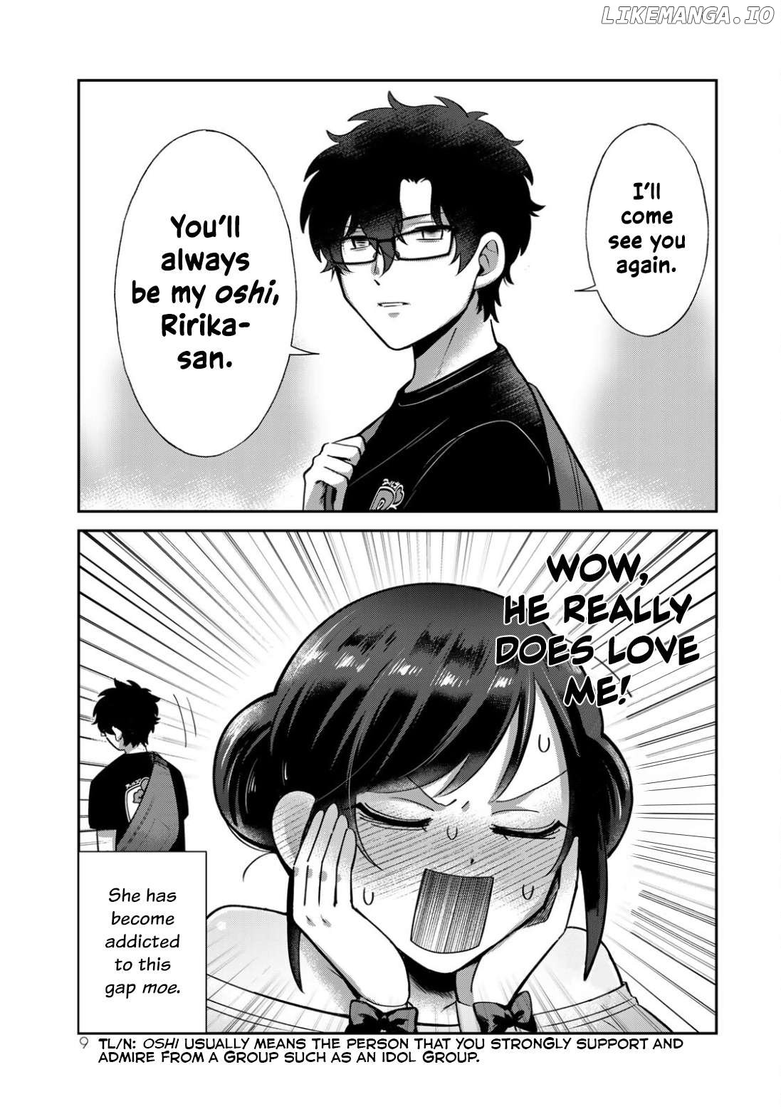 Fan ni Gachikoi Suru Idol to, Idol ni Shiotaiou na Fan. Chapter 1 - page 7