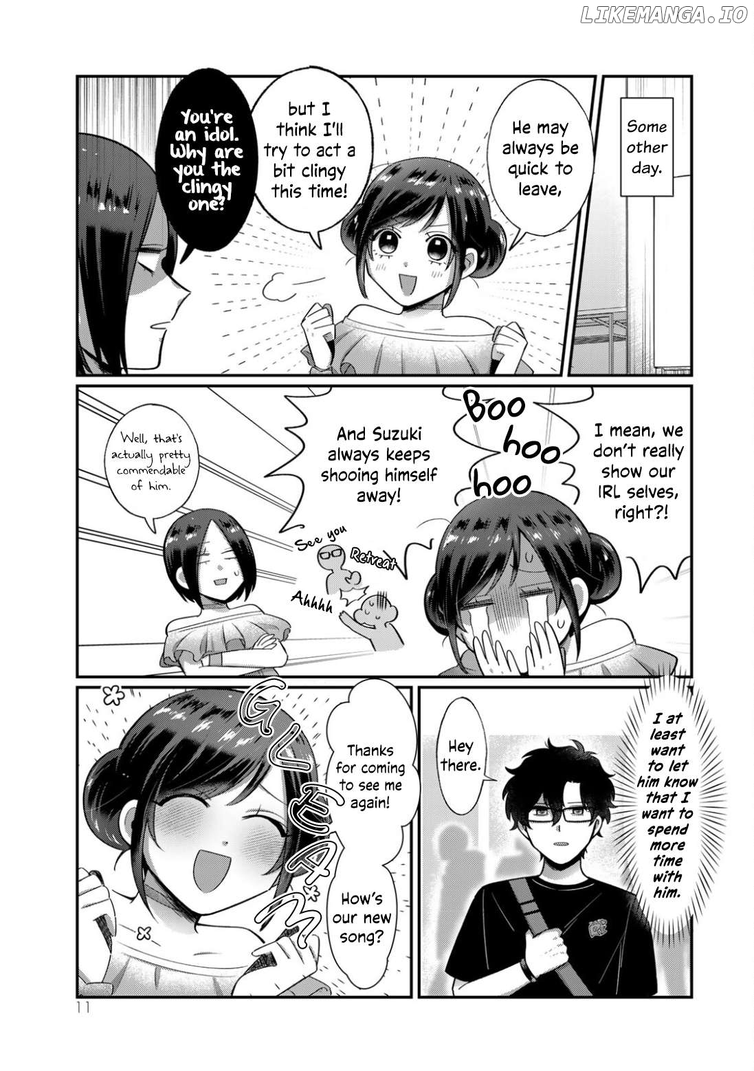 Fan ni Gachikoi Suru Idol to, Idol ni Shiotaiou na Fan. Chapter 1 - page 9