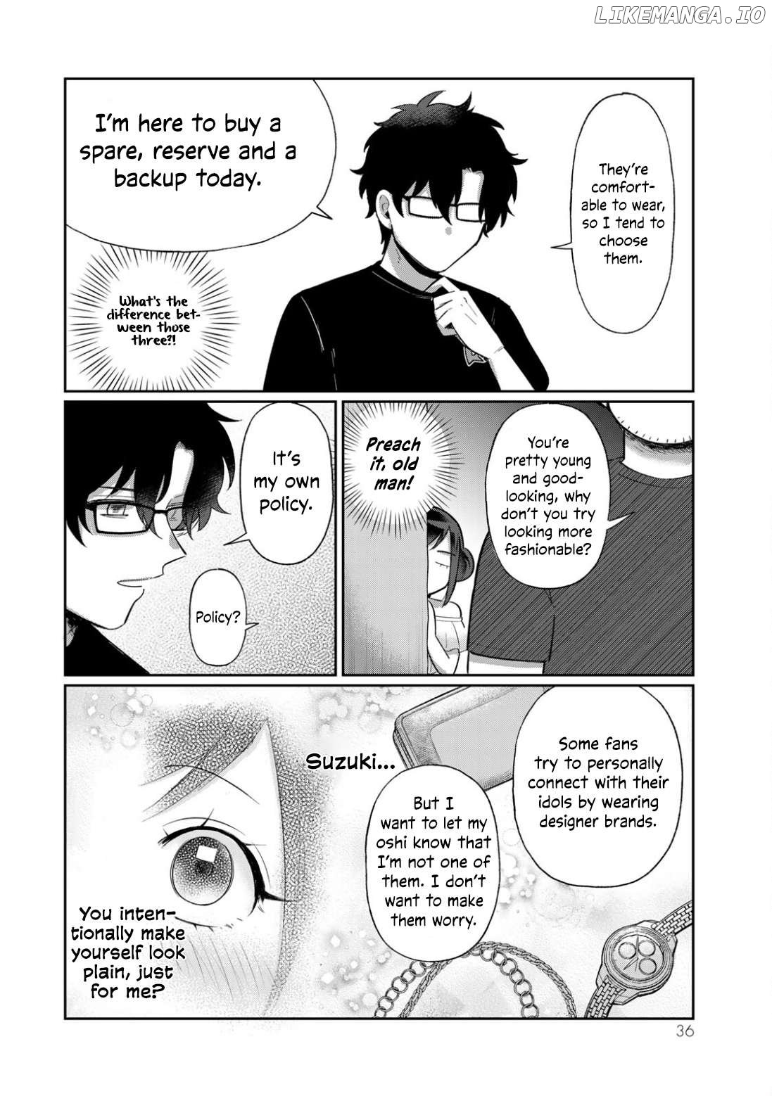 Fan ni Gachikoi Suru Idol to, Idol ni Shiotaiou na Fan. Chapter 2 - page 12