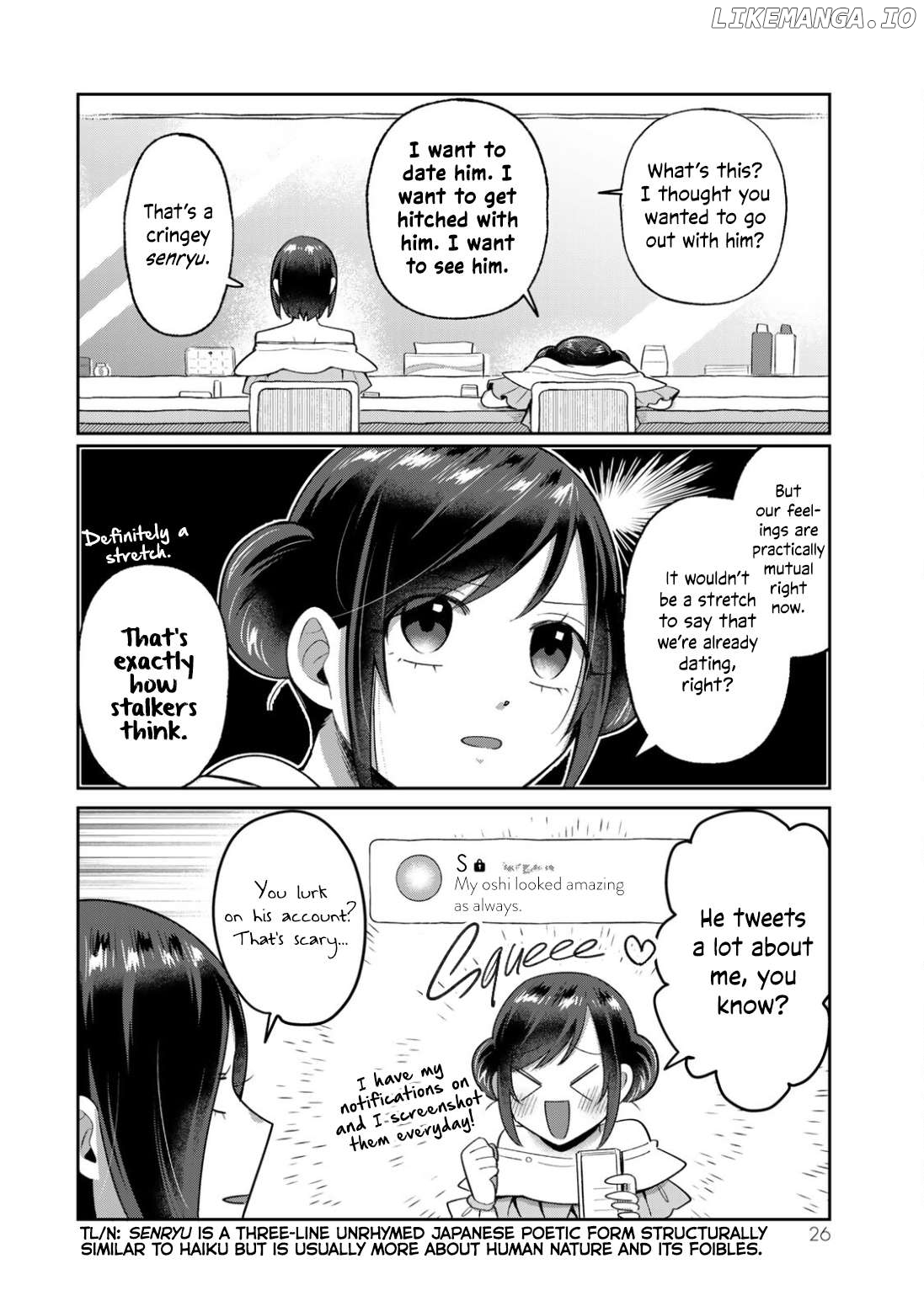 Fan ni Gachikoi Suru Idol to, Idol ni Shiotaiou na Fan. Chapter 2 - page 2