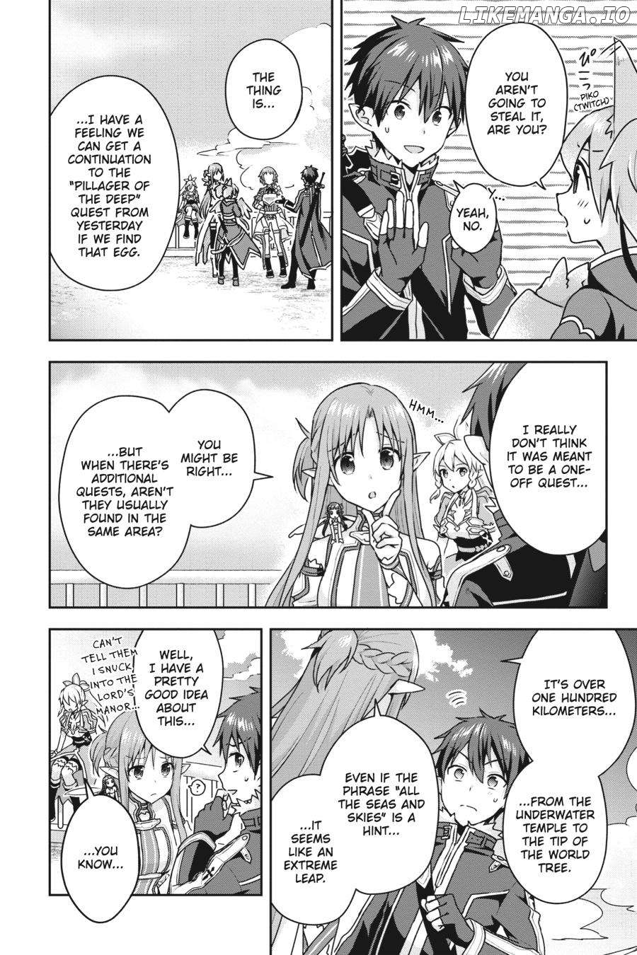 Sword Art Online - Kiss and Fly Chapter 4 - page 26