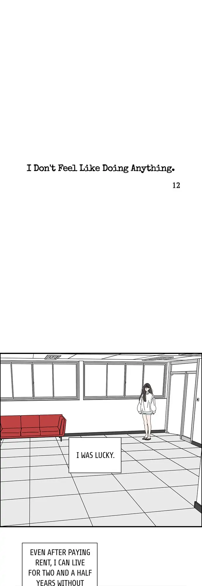 I Don't Feel Like Doing Anything Chapter 12 - page 1