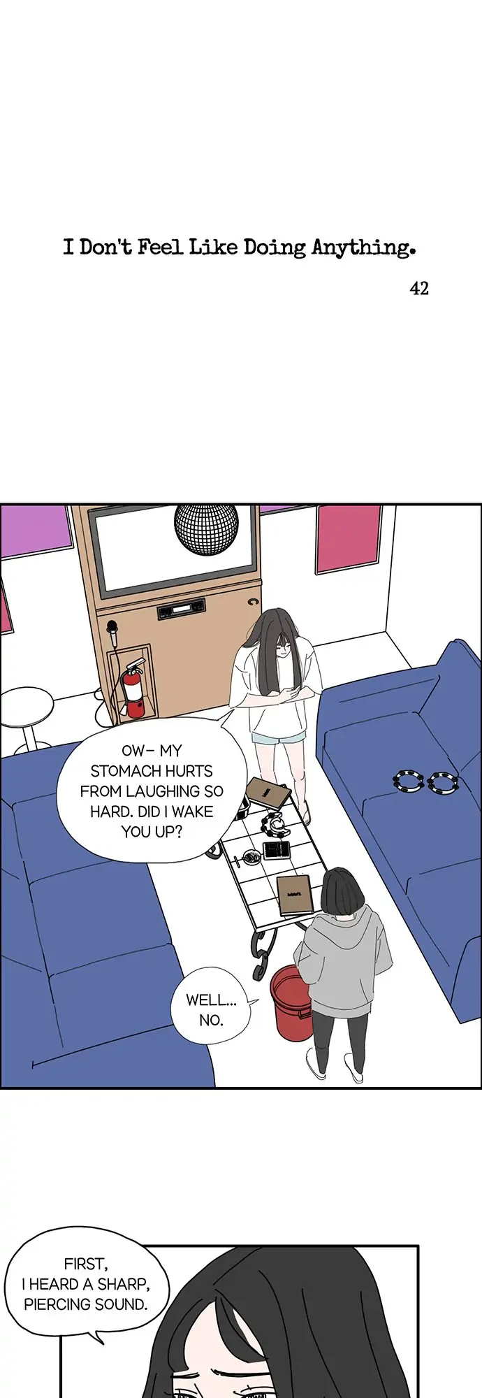 I Don't Feel Like Doing Anything Chapter 42 - page 1