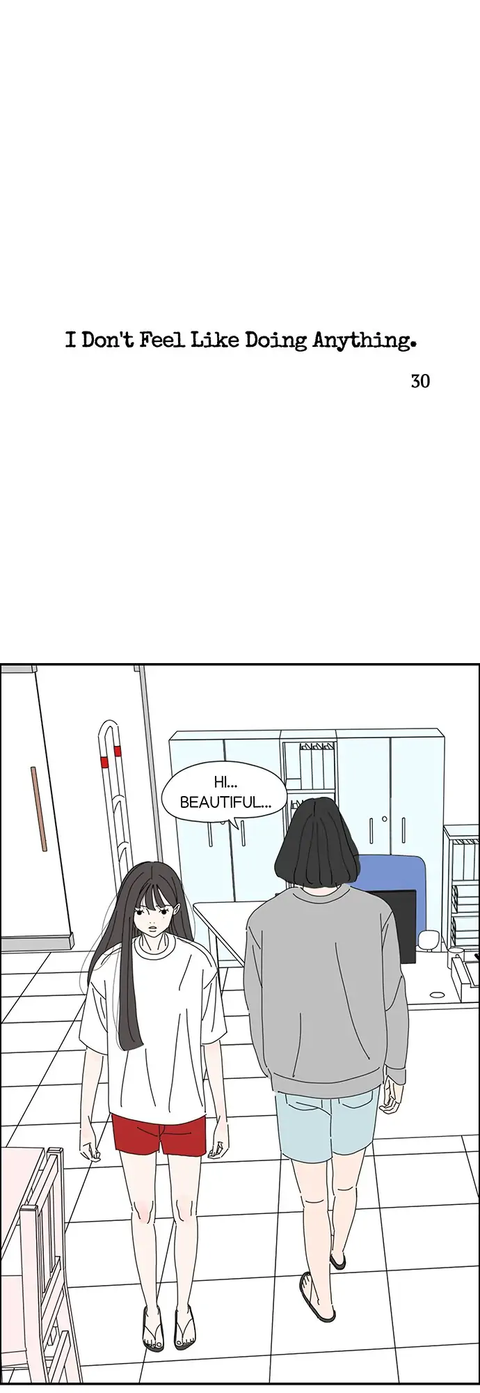 I Don't Feel Like Doing Anything Chapter 30 - page 1