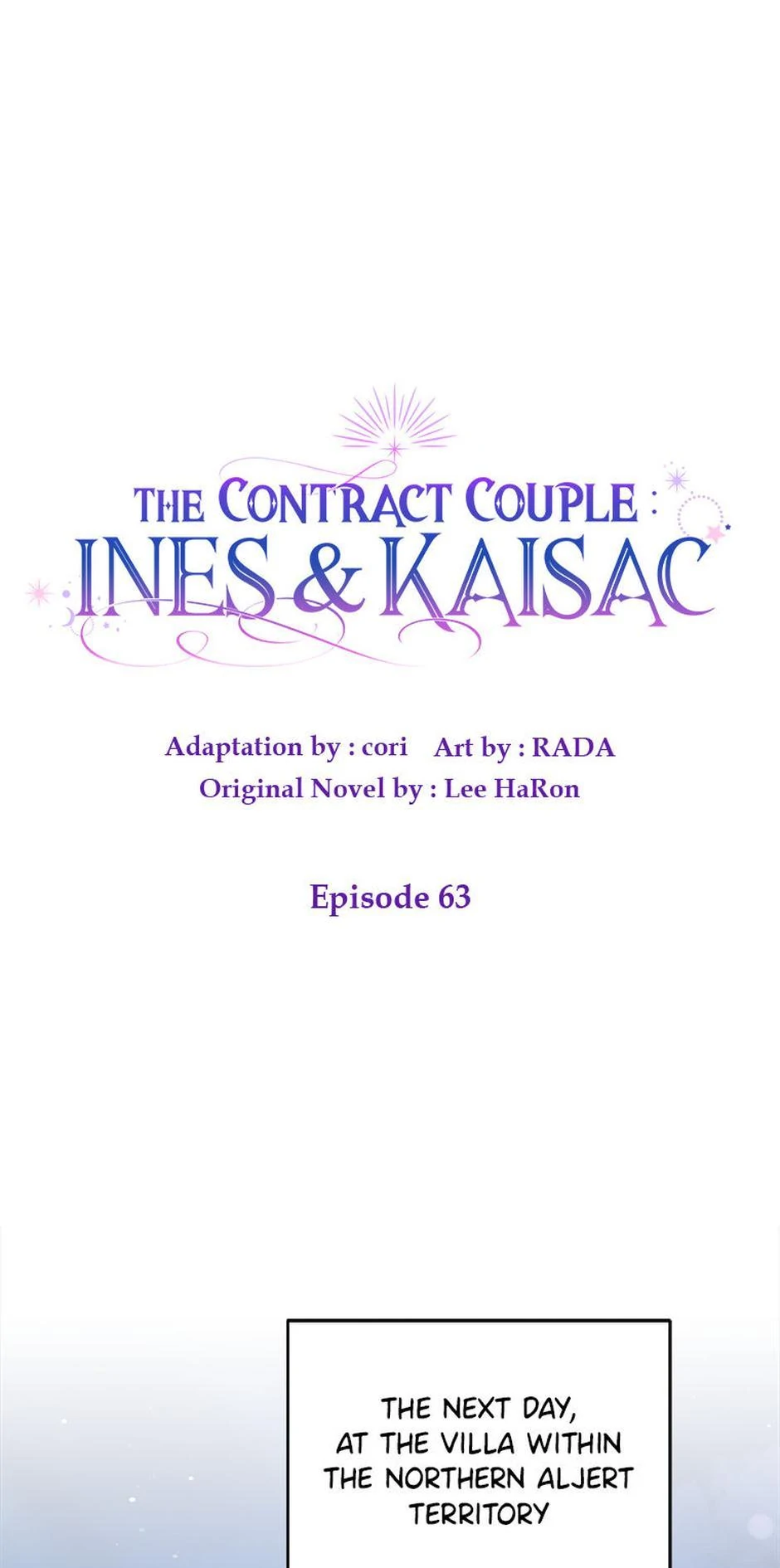 The Contract Couple: Ines & Kaisac Chapter 63 - page 1