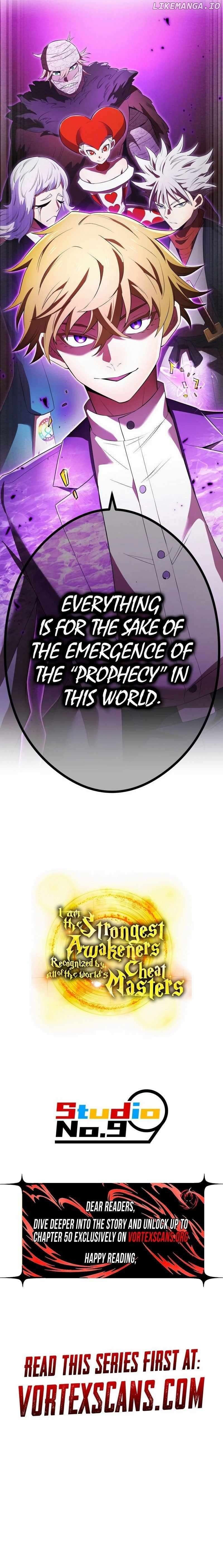 I am the strongest awakeners, recognized by all of the world’s cheat masters Chapter 43 - page 31