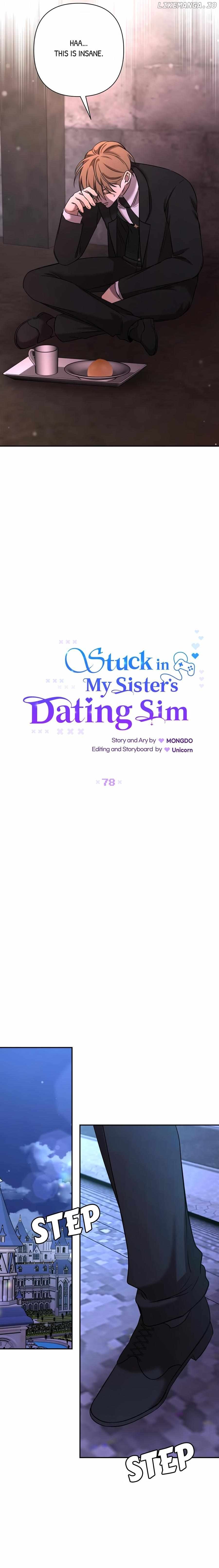 Stuck in My Sister's Dating Sim Chapter 78 - page 7