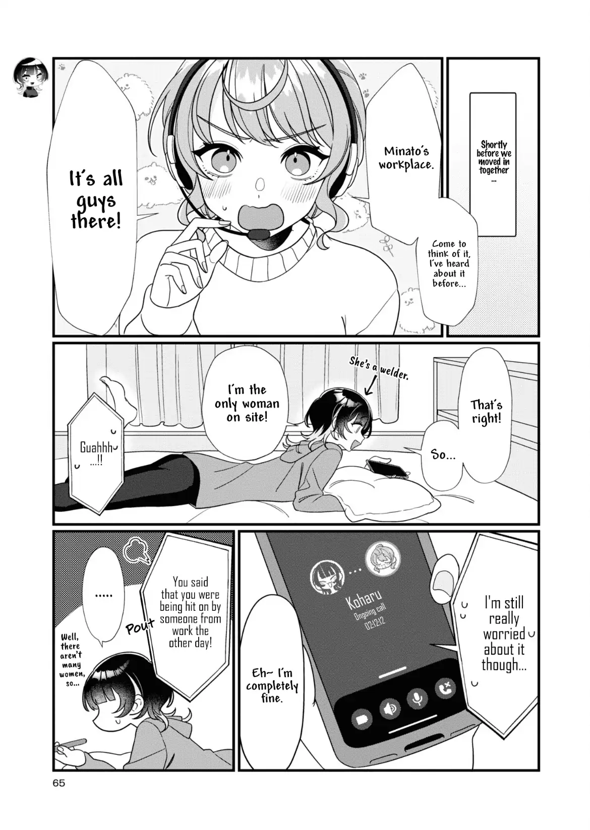 Koharu and Minato: My Partner is a Girl Chapter 6 - page 5
