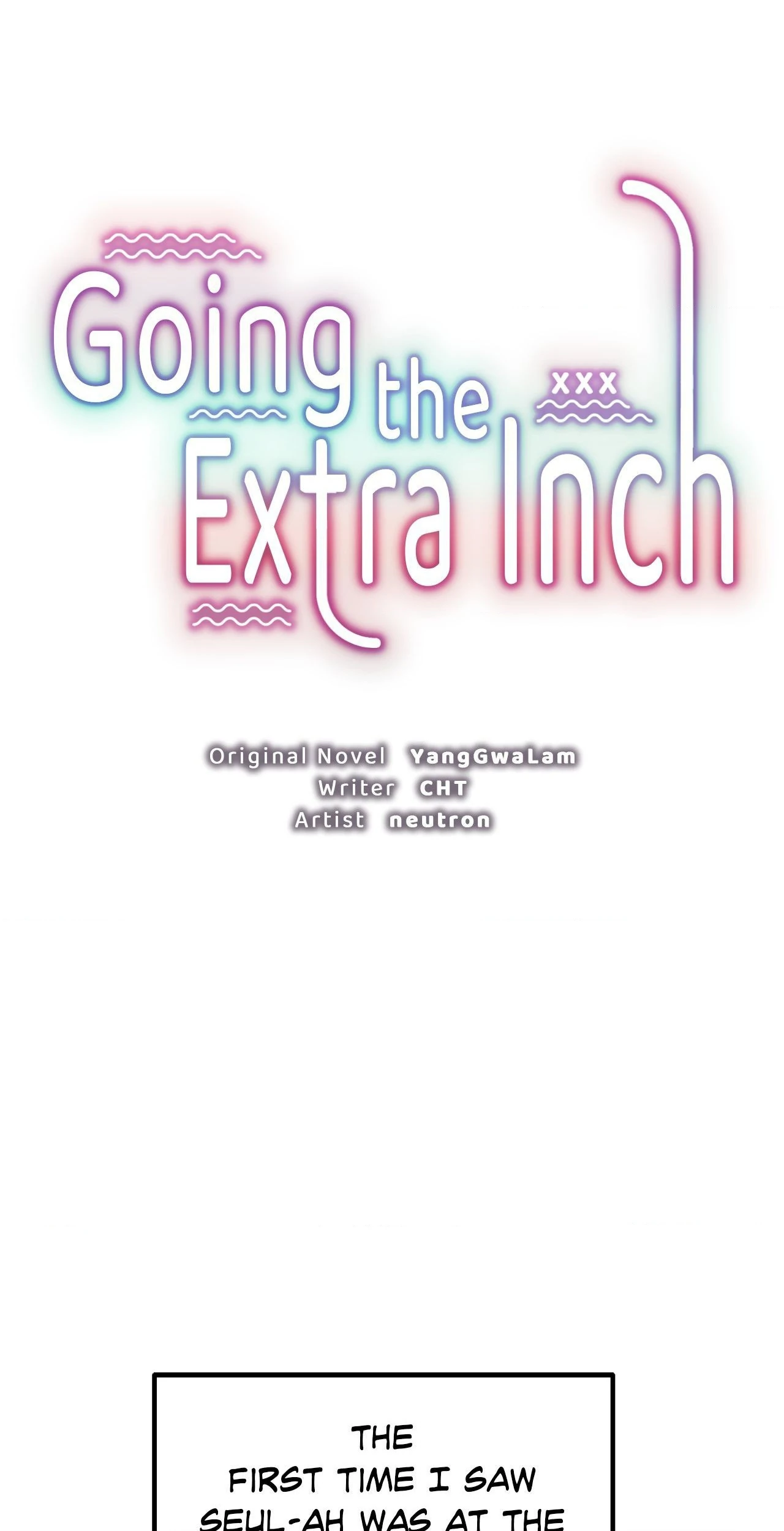 Going the Extra Inch Chapter 12 - page 1