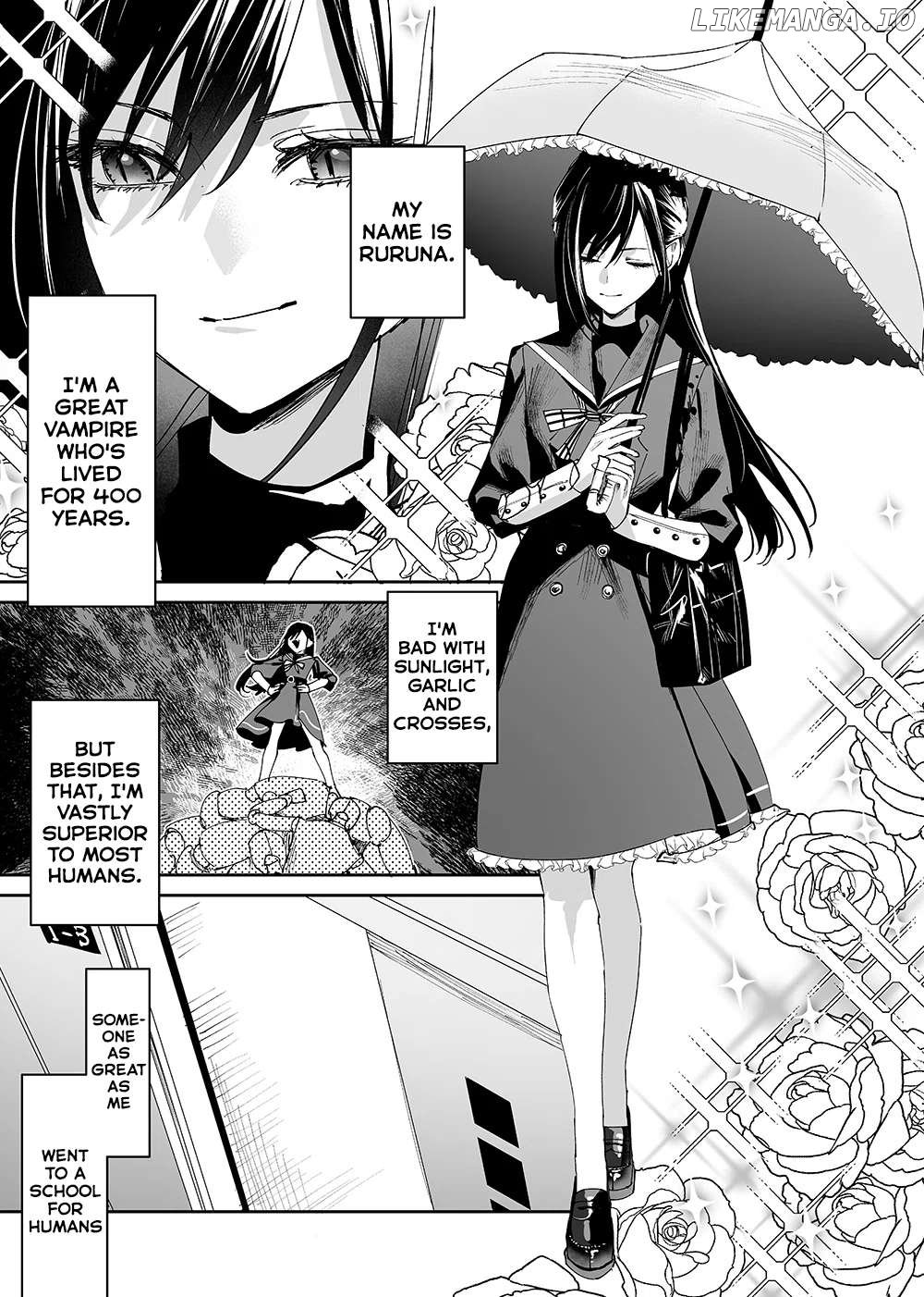 Girls x Vampire Chapter 3 - page 1