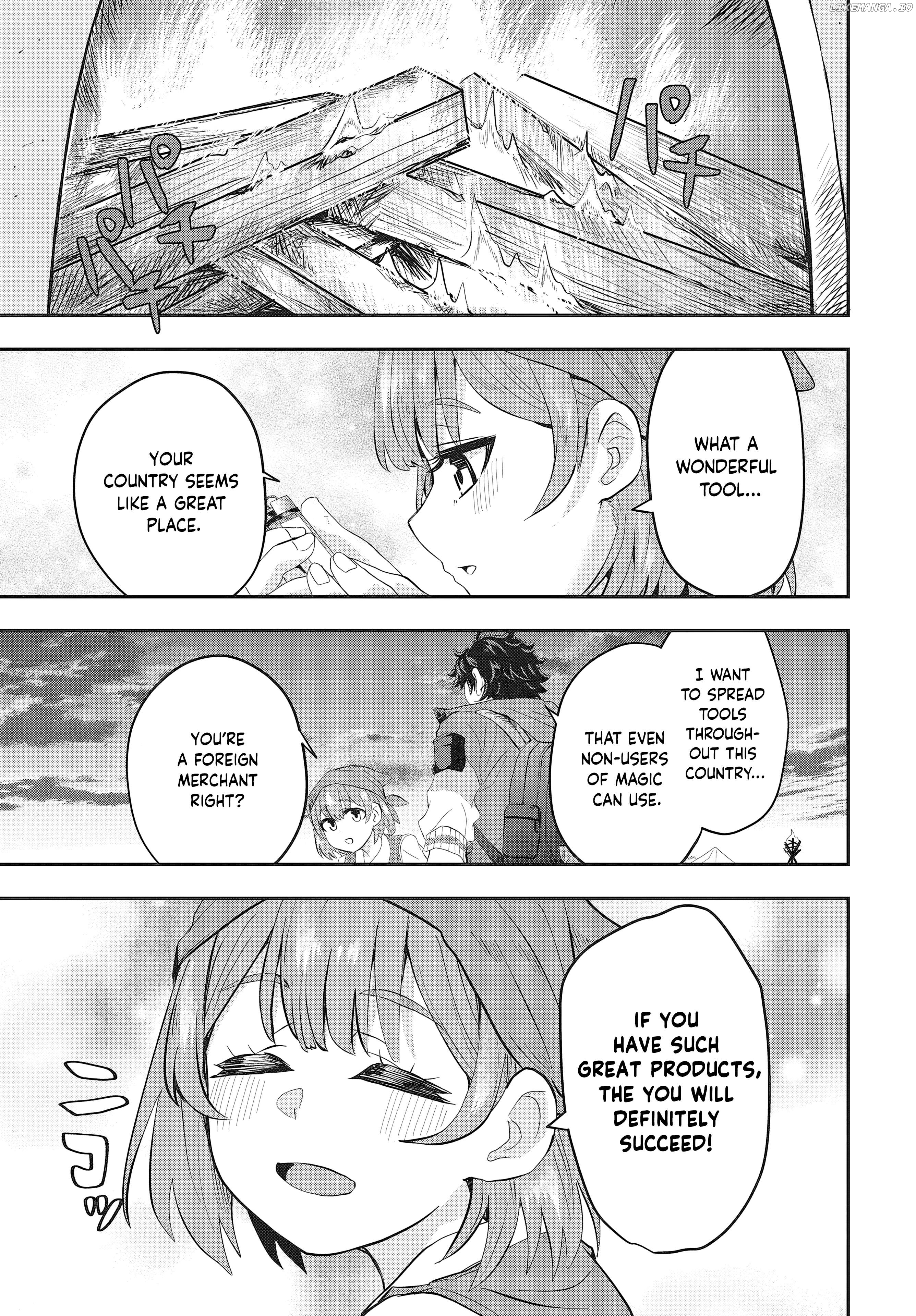 Muteki Shounin no Isekai Nariagari Monogatari ~Gendai no Seihin o Jizai ni Toriyoseru Sukiru ga Aru Node Isekai de wa Rakushoudesu~ Chapter 2 - page 11