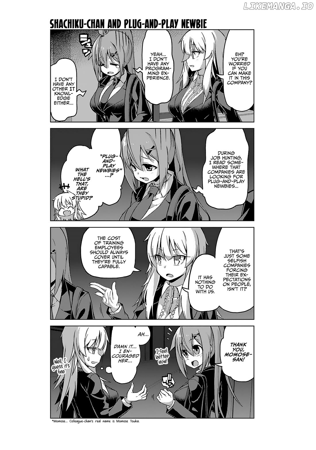 Ikinokore! Shachiku-chan Chapter 17 - page 9
