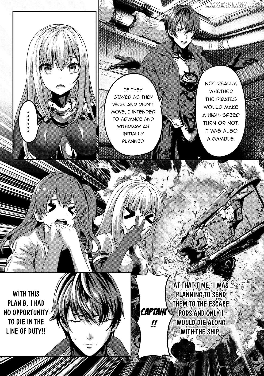 "Koko wa Makasete Sakini Ike!" wo shitai Shinitagari no Nozomanu Uchuu Gekokujou Chapter 5 - page 16