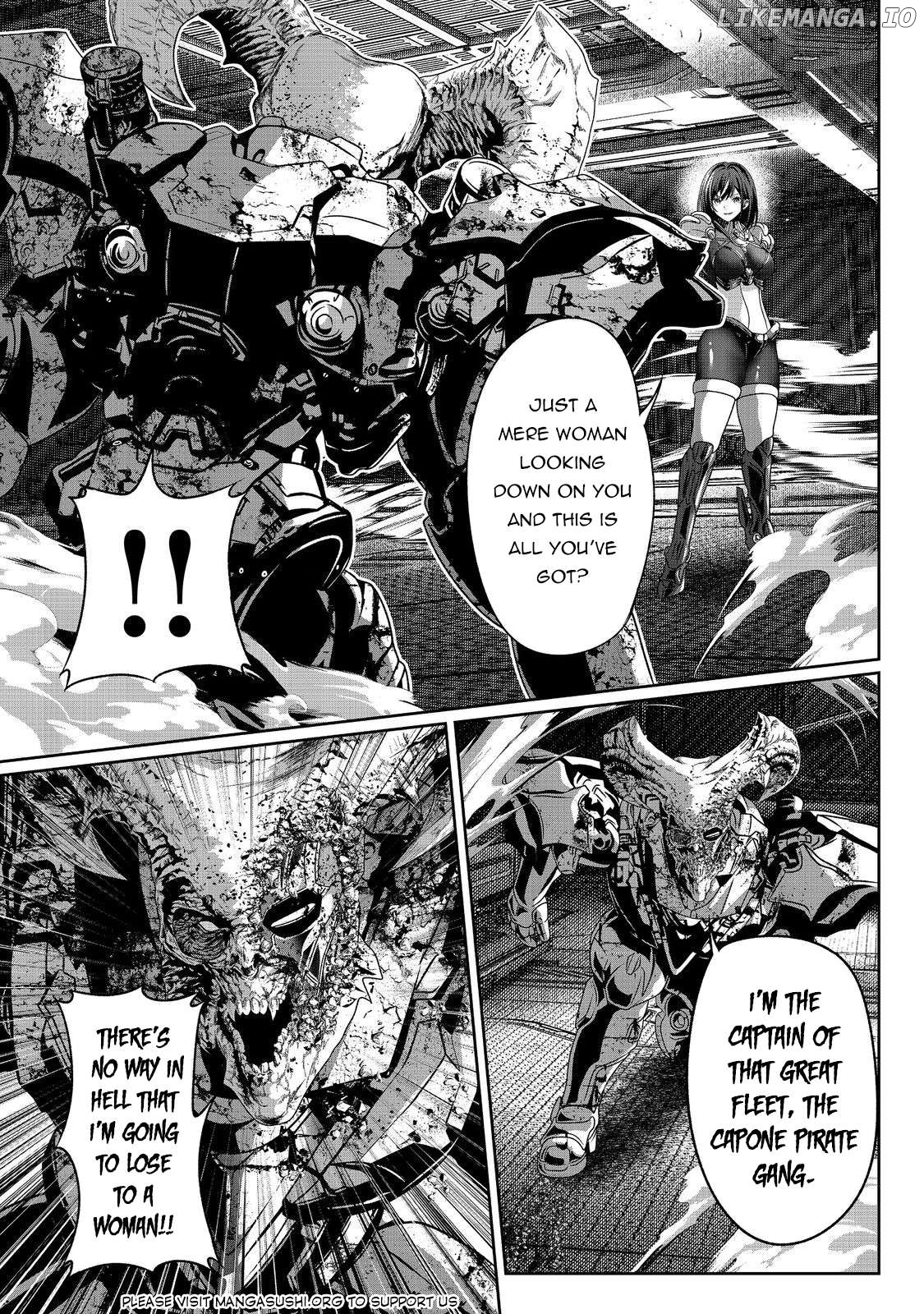 "Koko wa Makasete Sakini Ike!" wo shitai Shinitagari no Nozomanu Uchuu Gekokujou Chapter 5 - page 28
