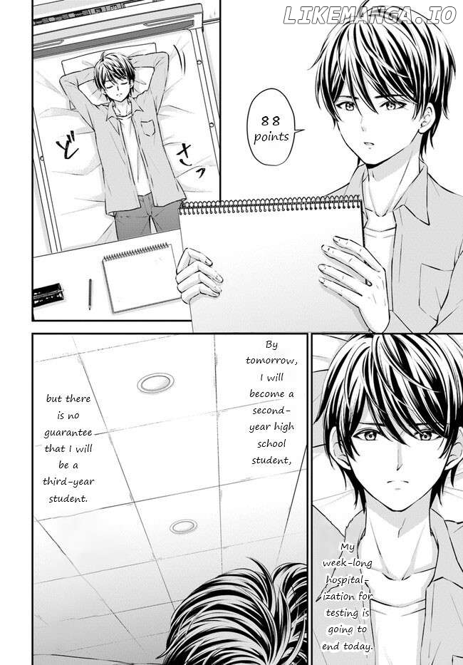 Yomei Ichinen to Senkokusareta Boku ga, Yomei Hantoshi no Kimi to Deatta Hanashi Chapter 1 - page 6