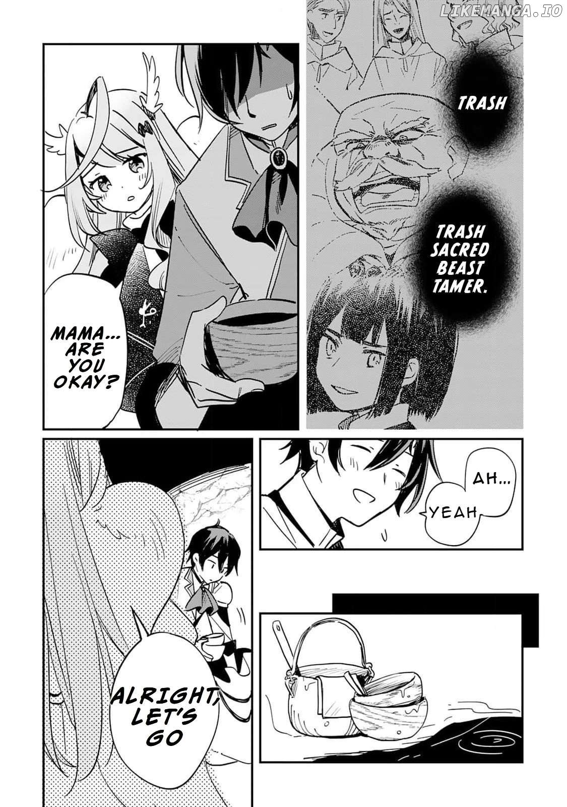 Tokage (Hontou wa Shinryuu) wo Shoukan Shita Seijuu Tsukai, Ryuu no Senaka de Kaitaku Life Chapter 1 - page 57