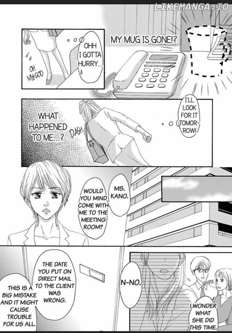 Joushi ga Gomu wo Kuwaetara Futari no Kyori wa 0.01mm Chapter 4 - page 13