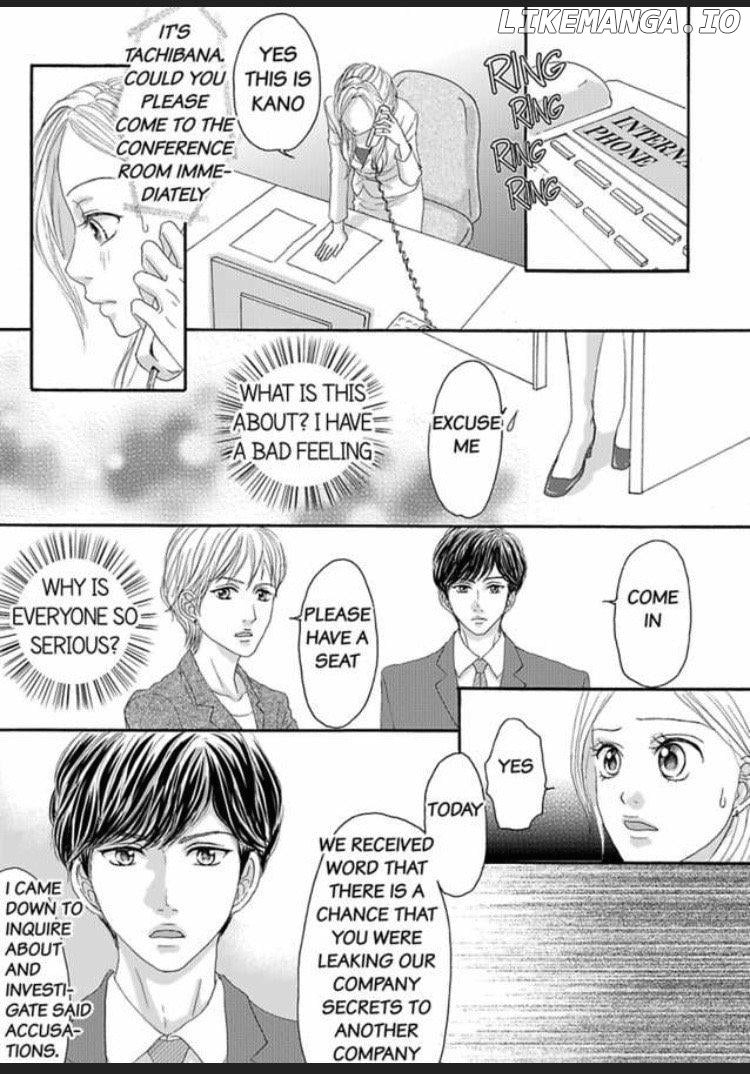 Joushi ga Gomu wo Kuwaetara Futari no Kyori wa 0.01mm Chapter 5 - page 34