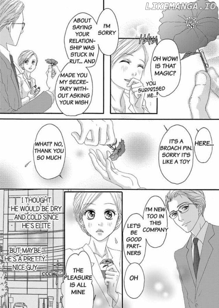 Joushi ga Gomu wo Kuwaetara Futari no Kyori wa 0.01mm Chapter 7 - page 13