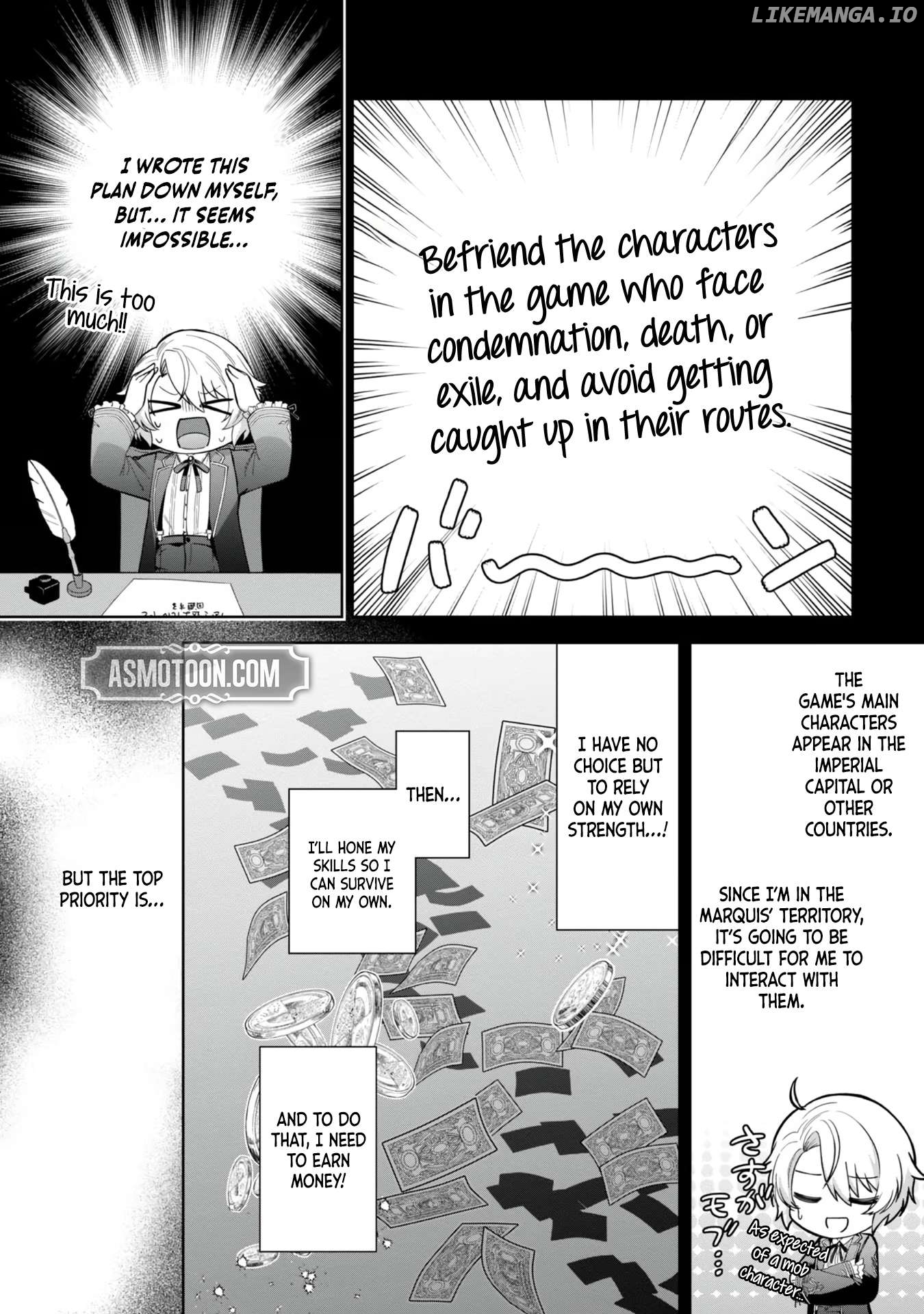 I Reincarnated As A Mob Villain In An Otome Game I Was Bashing Away At, But I'm Gonna Live Straight Because I Don't Wanna Be Condemned Chapter 1 - page 41