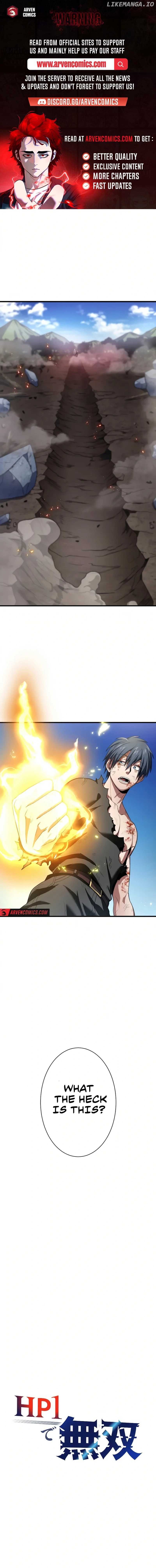 Overpowered at 1 HP Chapter 2 - page 1