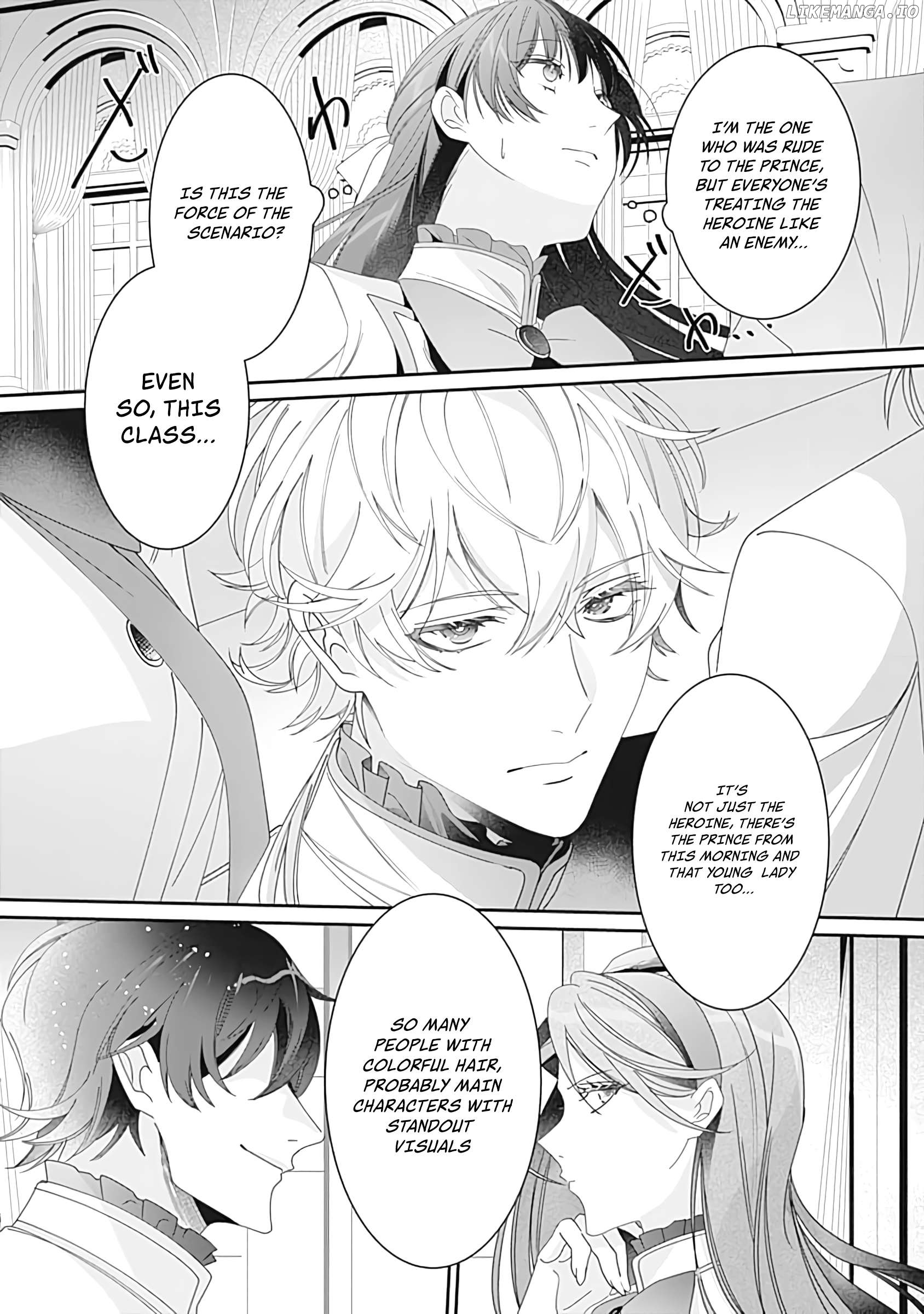 Mipurei no Otome Gēmu ni Tensei shita Heibon Reijō wa Seinaru Shishū no Ito o Sasu Bunssatsu-ban Chapter 1 - page 34